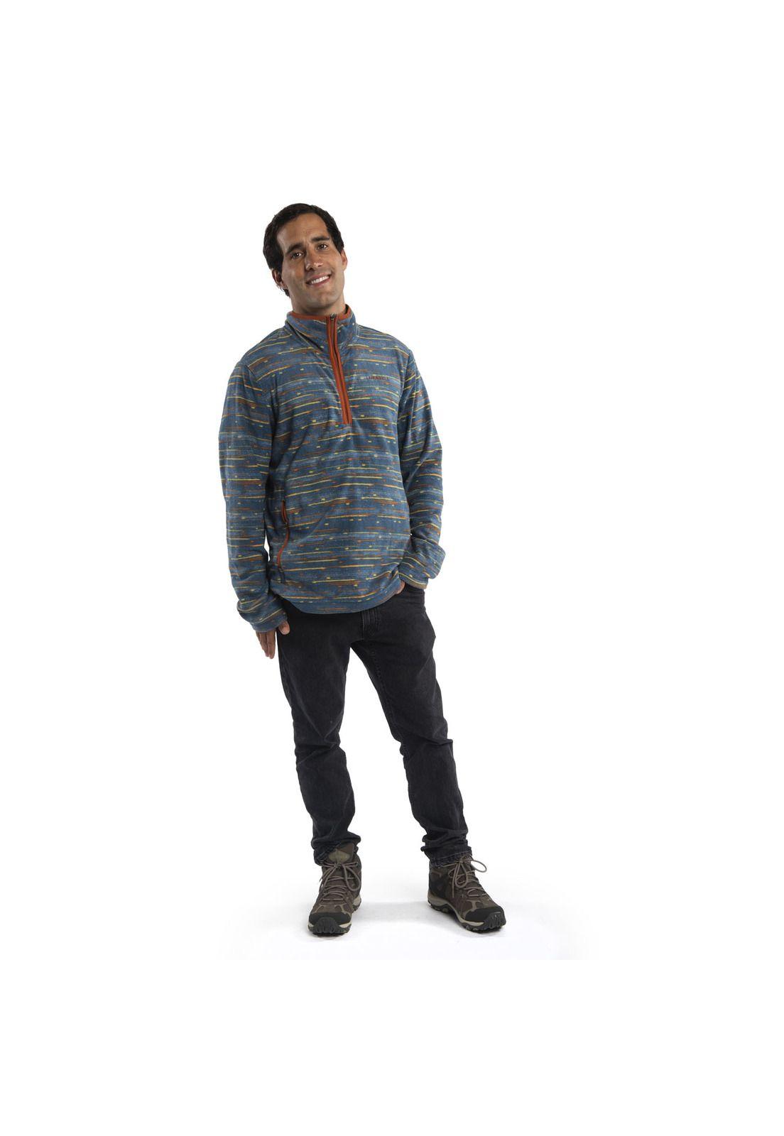 Polar Hombre Print Polar Azul-5