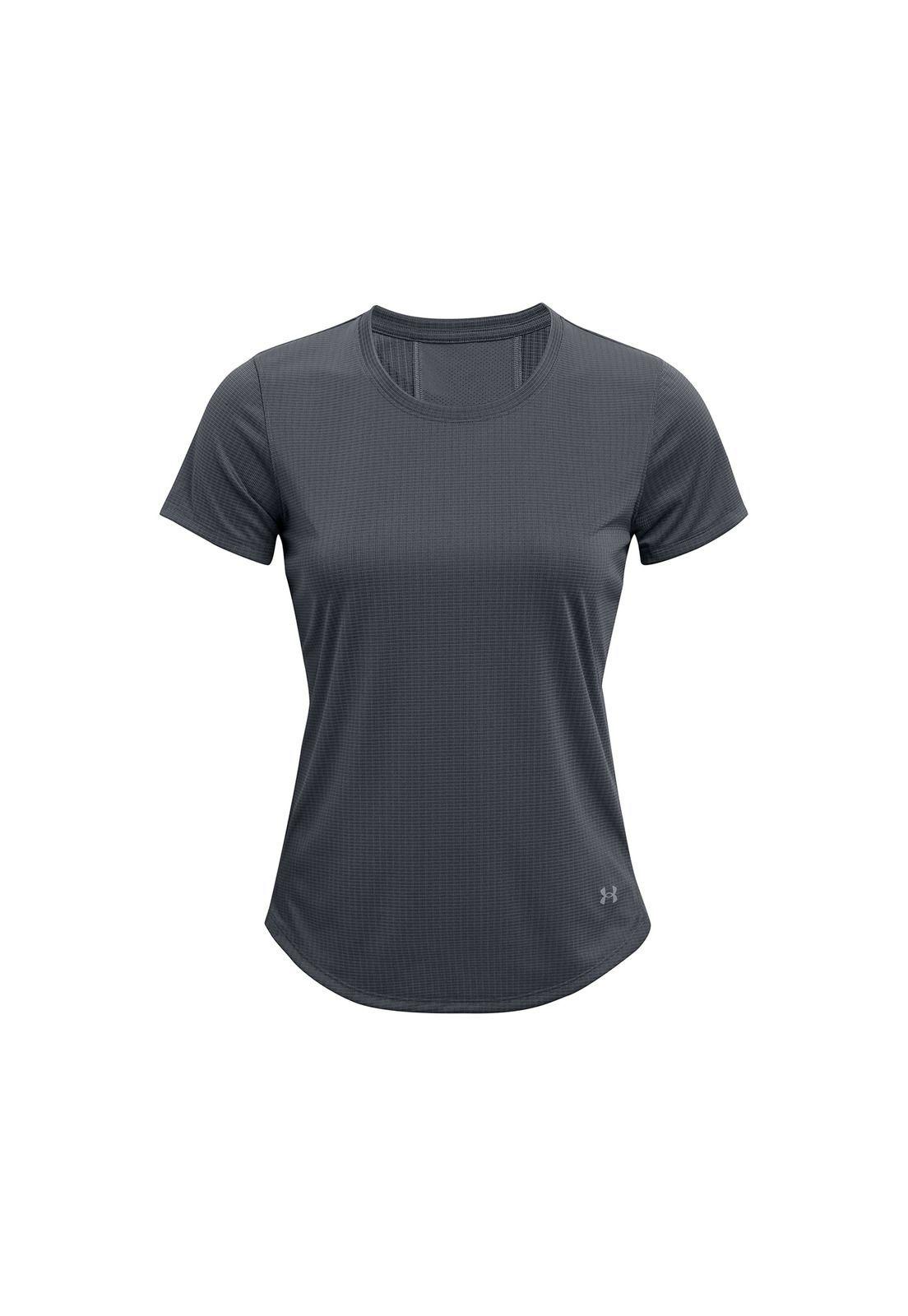 Polera M/C Mujer Ua Speed Stride 2.0 Gris-0