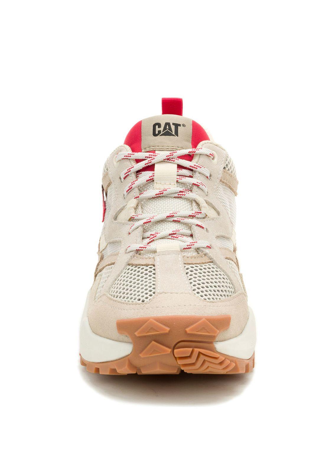 Zapatilla Hombre Grapple Suede Mesh Beige-4