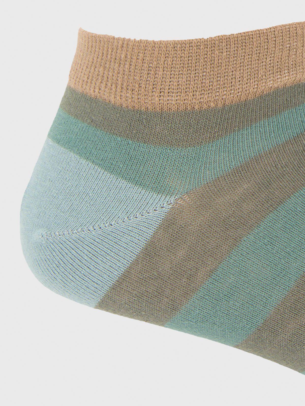 Calcetin Algodón Hombre Ped Bigblock Azul-2