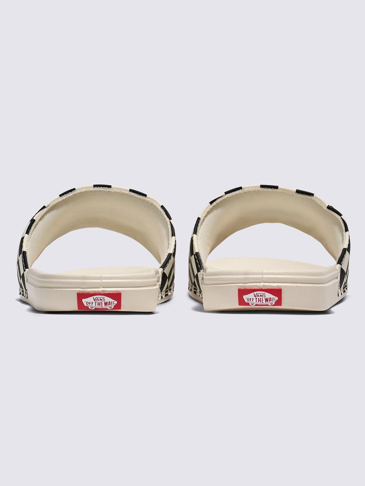 Sandalia Mujer Wm La Costa Slide-On Checker Black-5