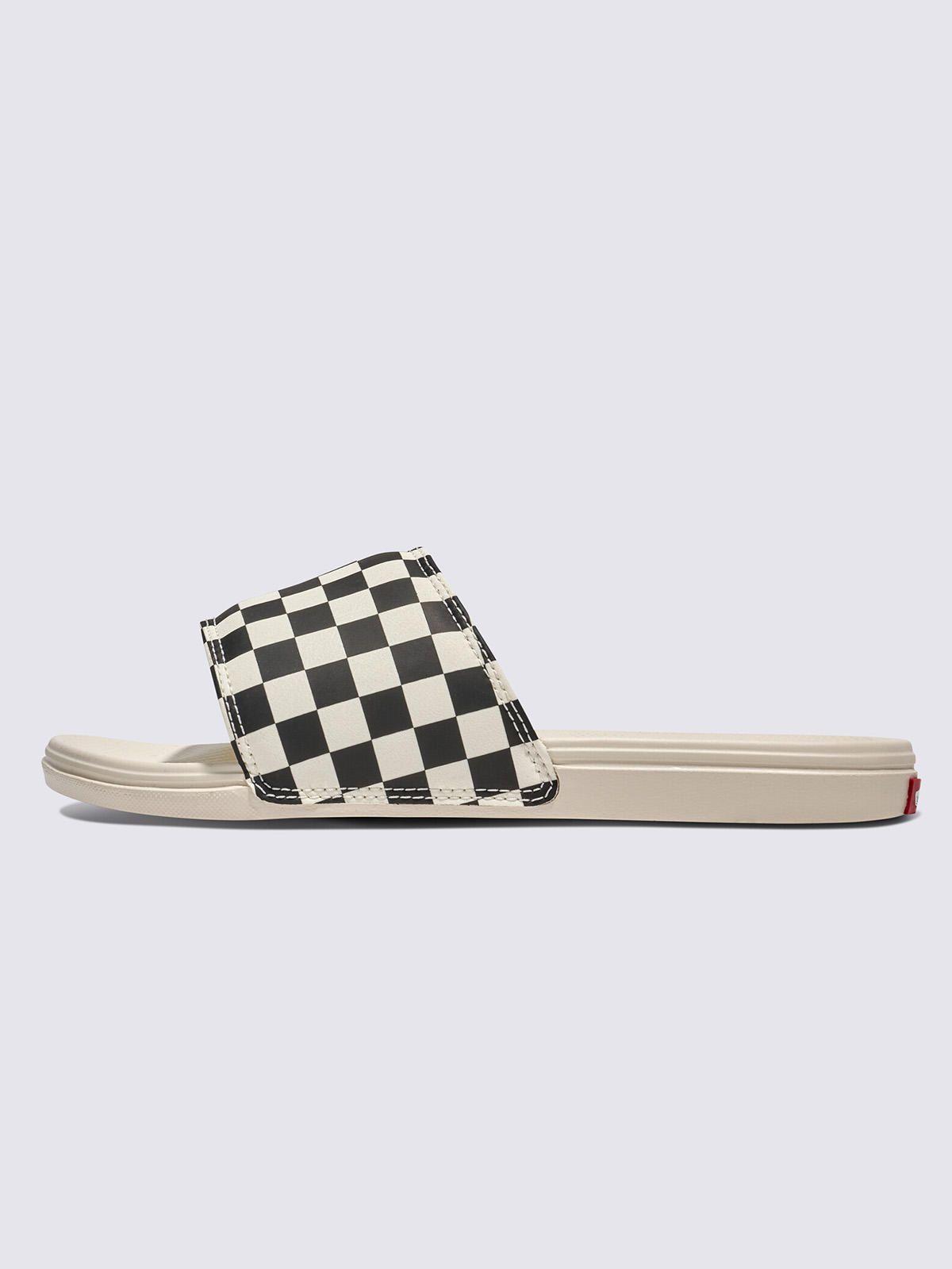 Sandalia Mujer Wm La Costa Slide-On Checker Black-3