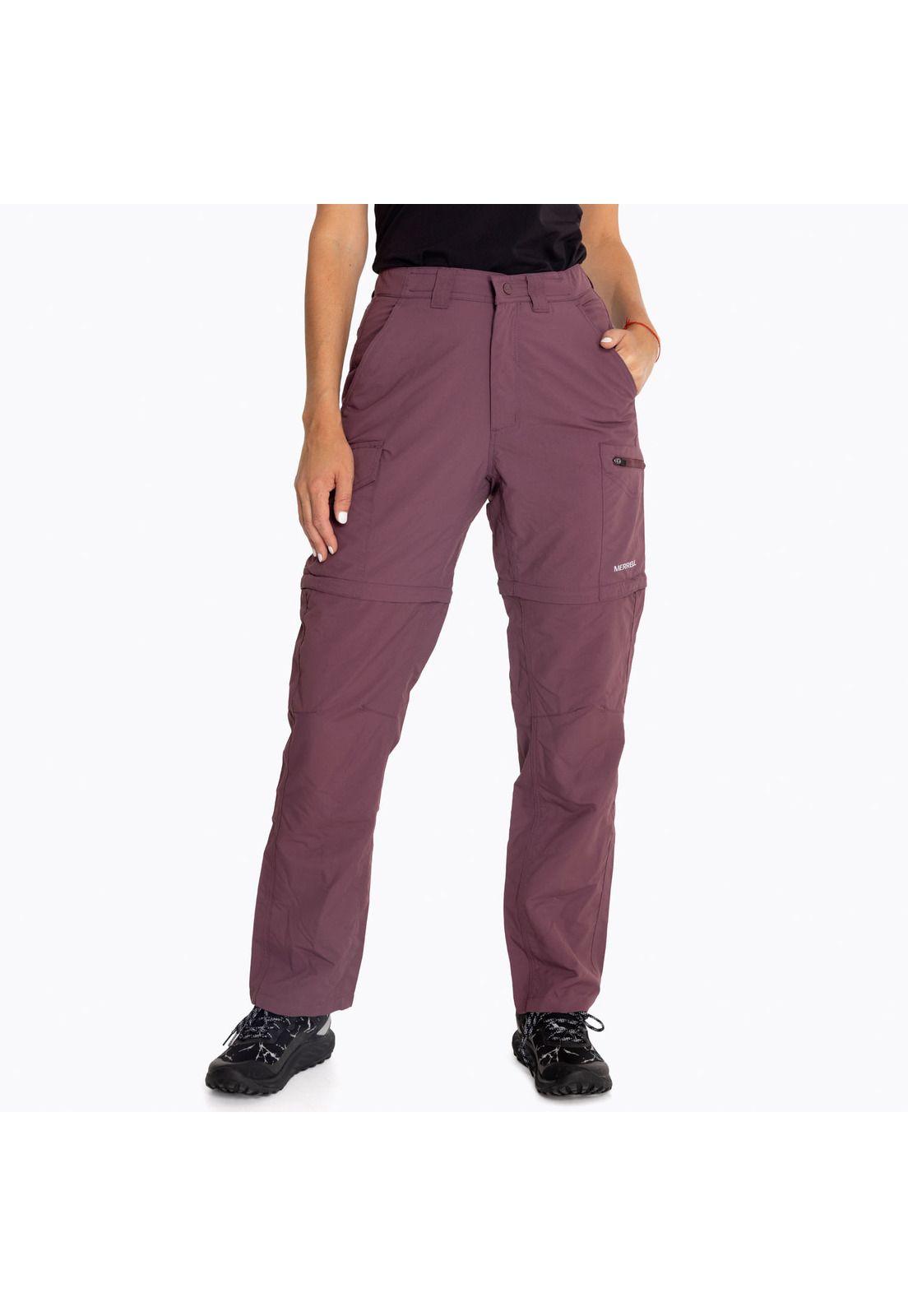 Pantalón Mujer Detach Pocket Morado-0