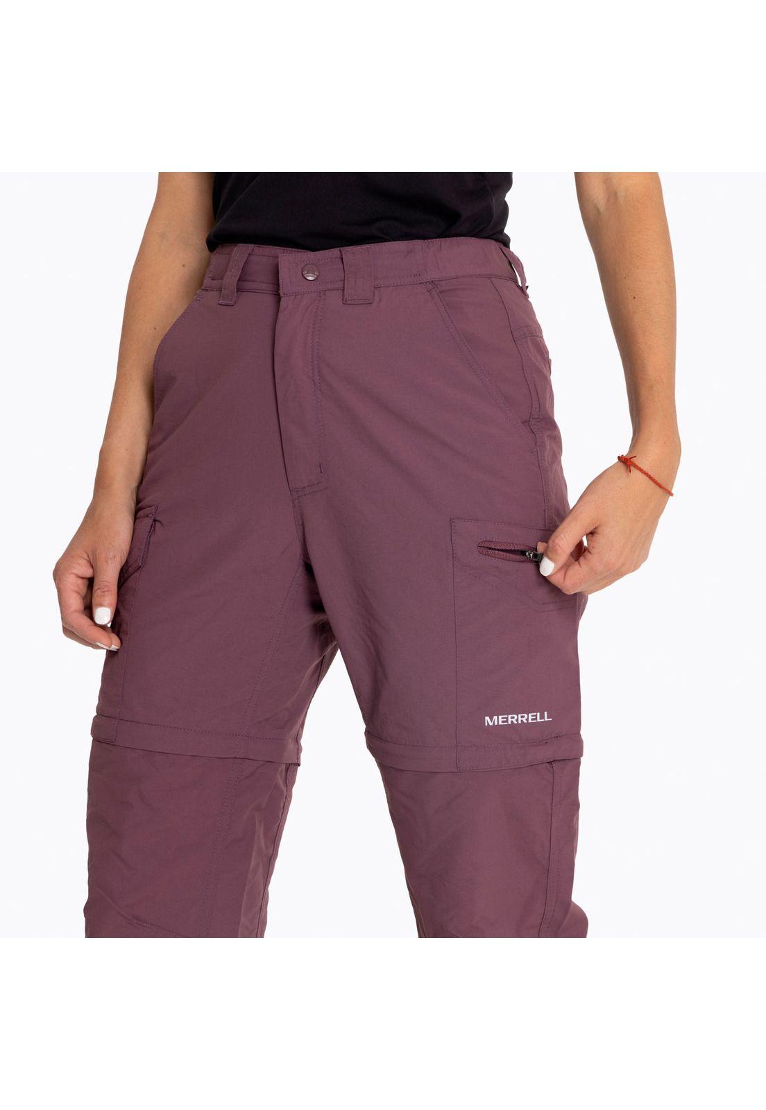 Pantalón Mujer Detach Pocket Morado-3