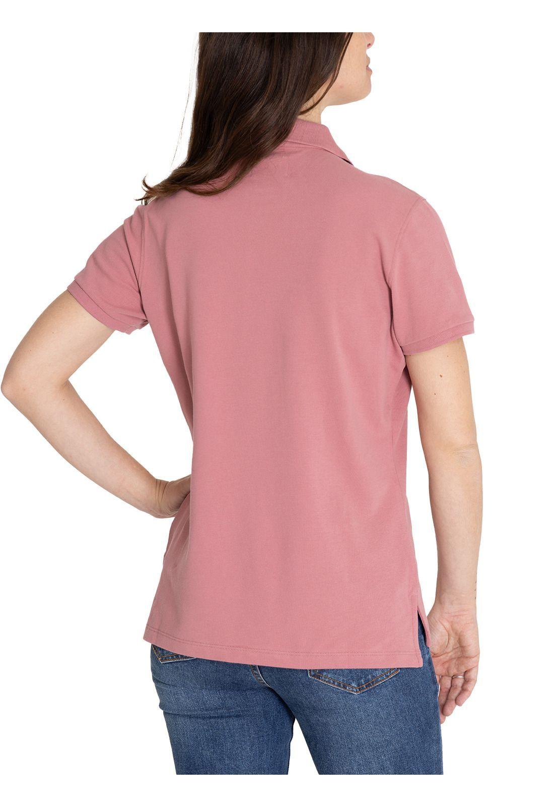 Polera Algodón Orgánico Rosado Sandie Mujer -7