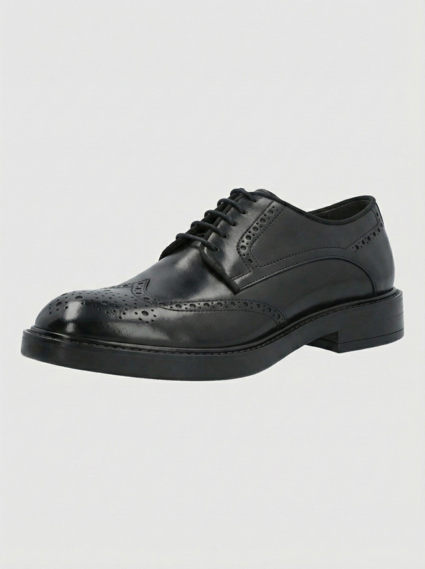 Zapato Italiano Hombre Gianico Negro-4
