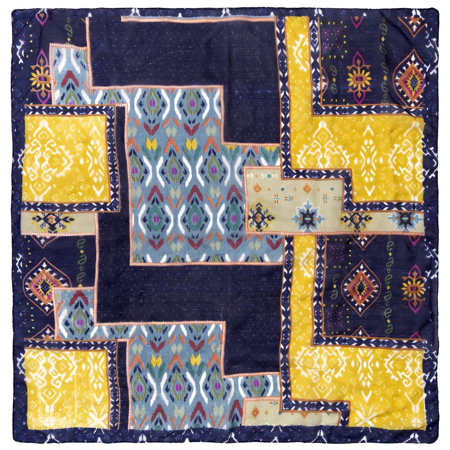 Pañuelo Seda Mujer RKF Silk Patch MultiColor-0