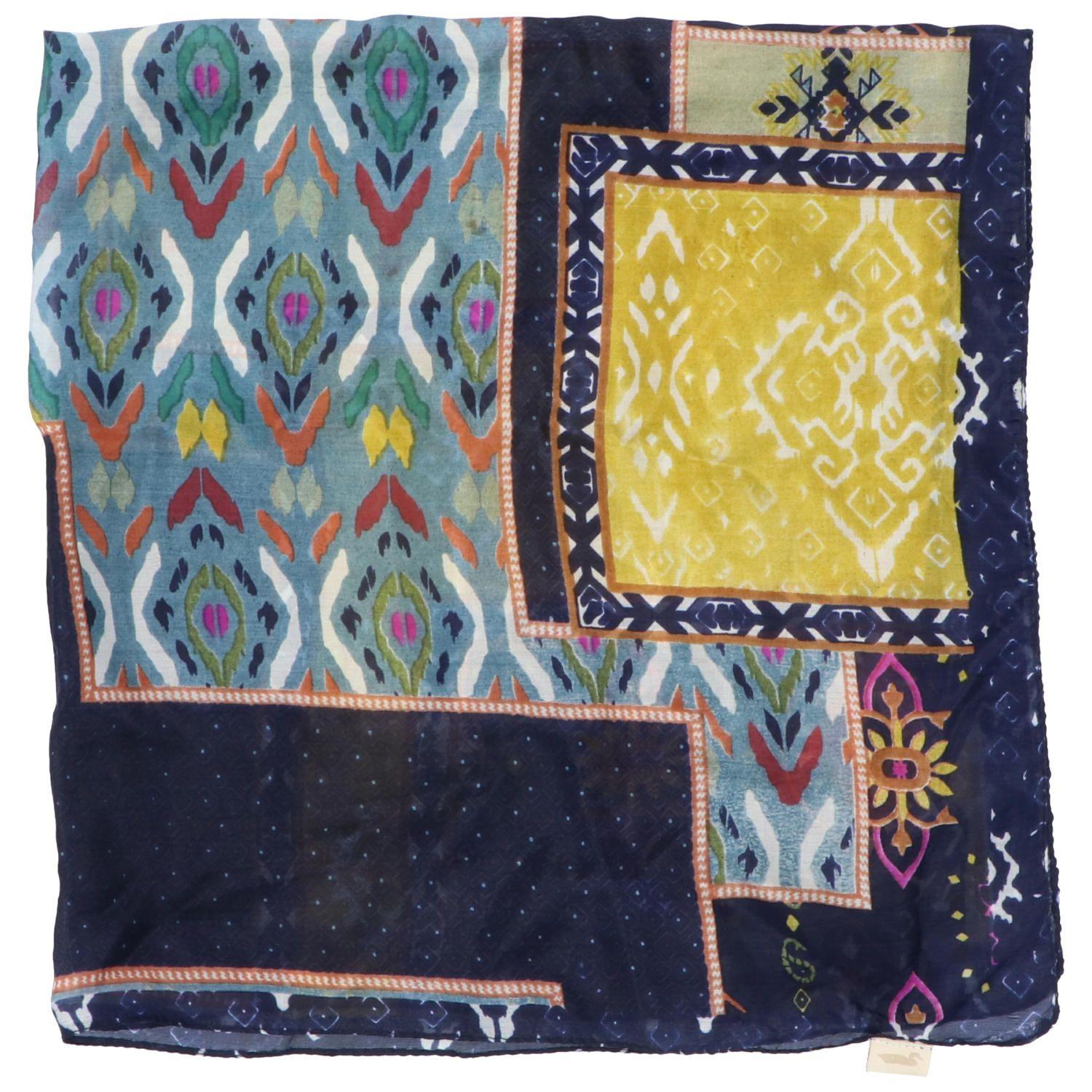 Pañuelo Seda Mujer RKF Silk Patch MultiColor-2