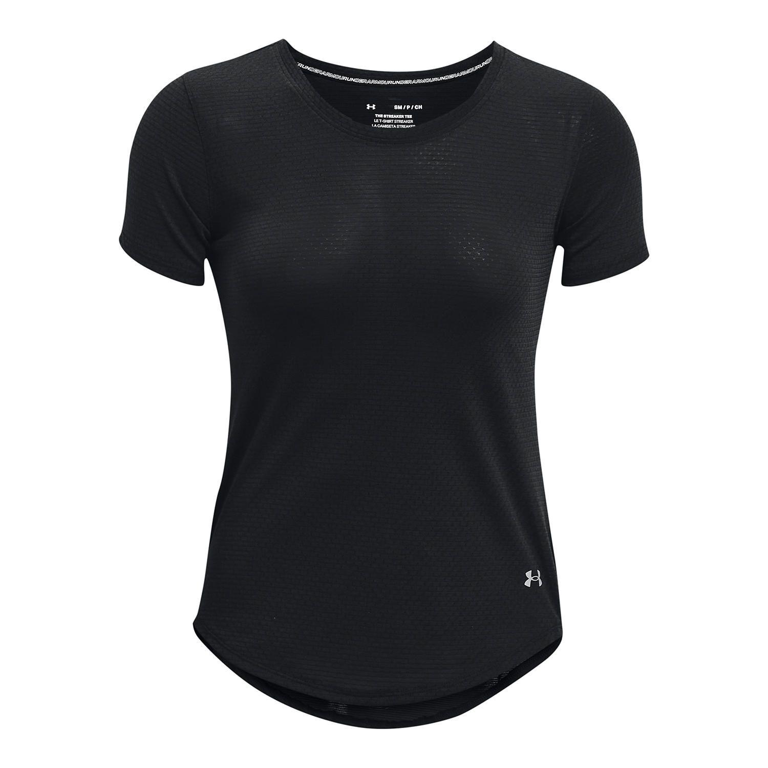 Polera M/C Running Streaker Run Negro Mujer-0