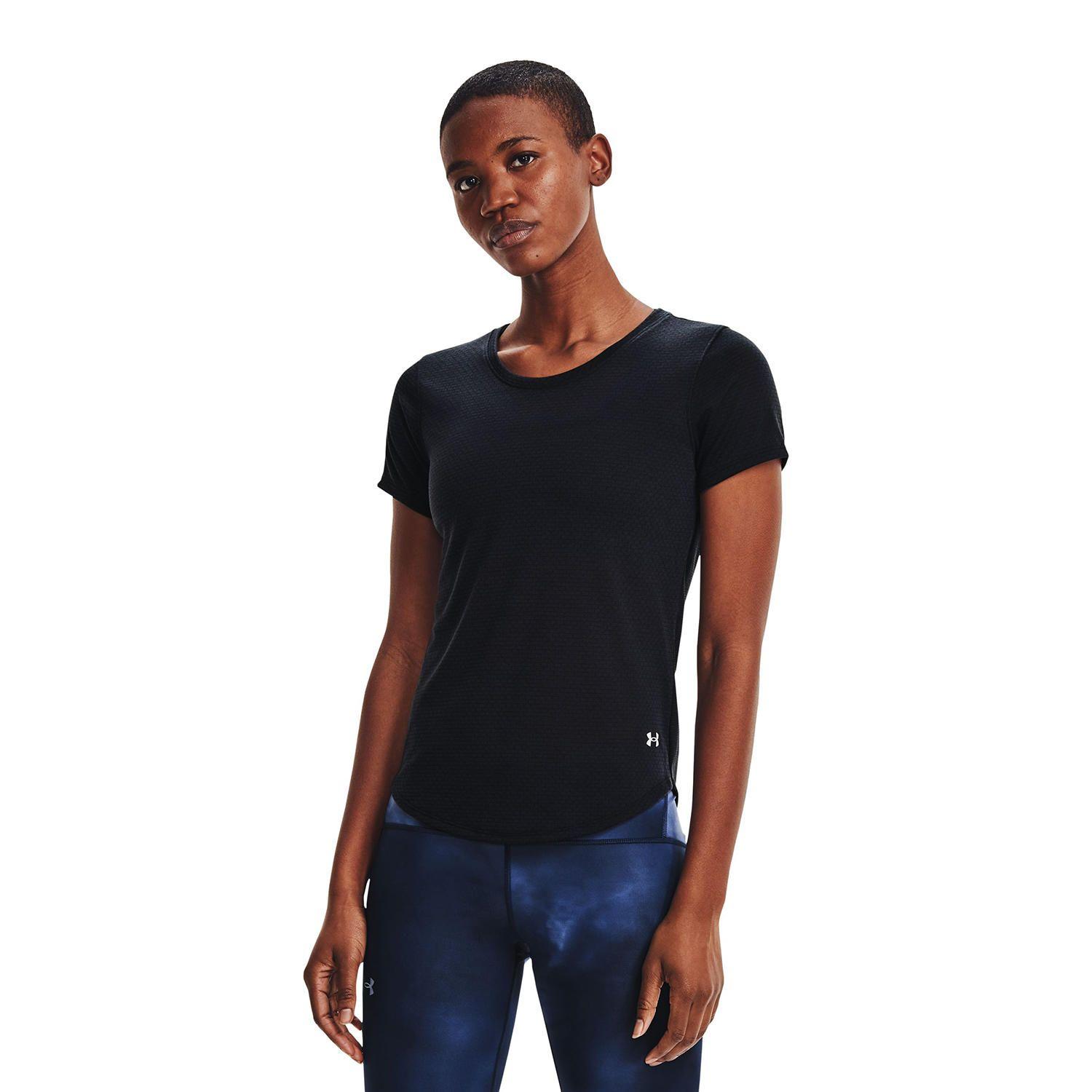 Polera M/C Running Streaker Run Negro Mujer-3