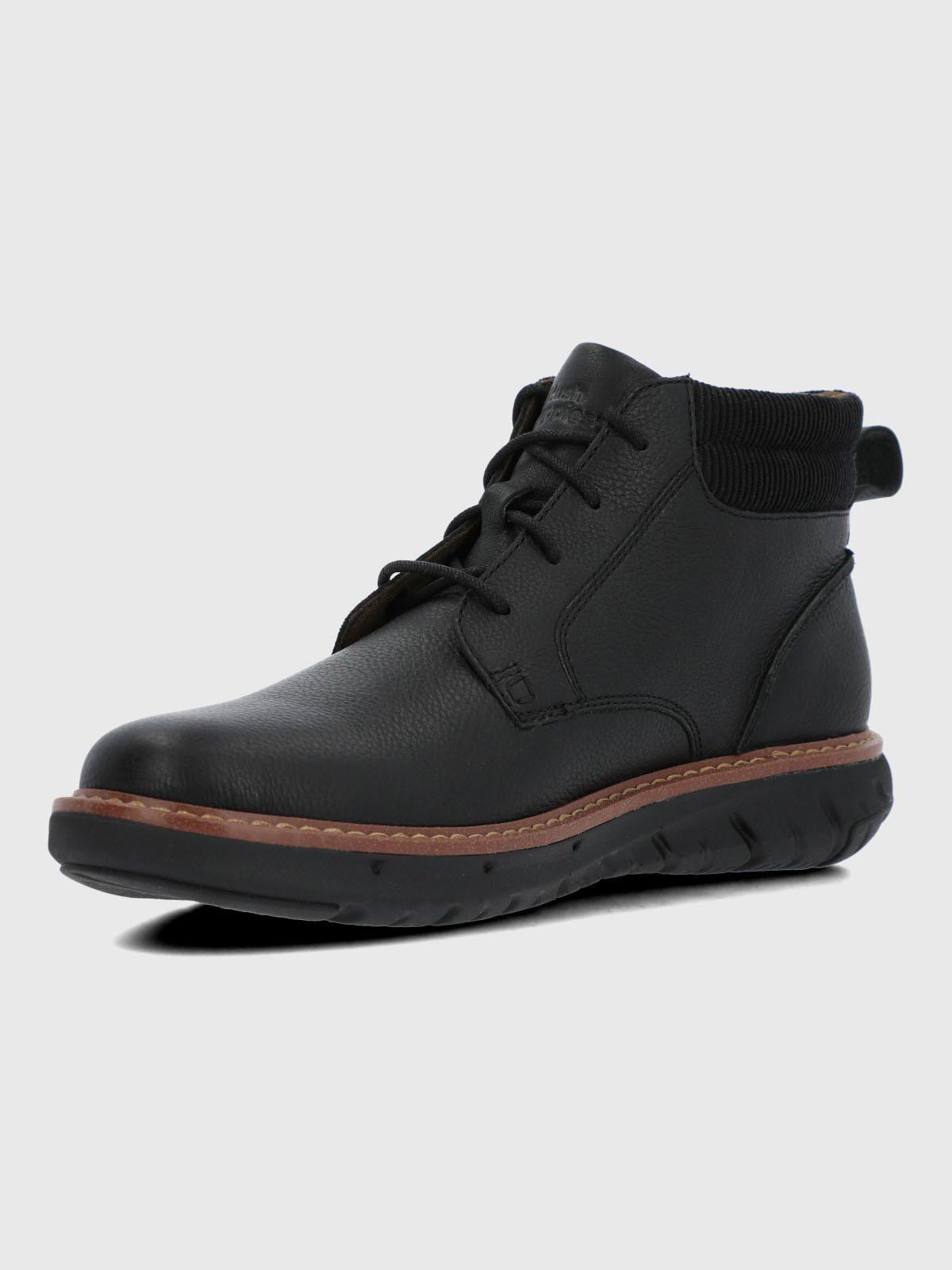 Botin Cuero Hombre Smart Lace Boot Negro-5