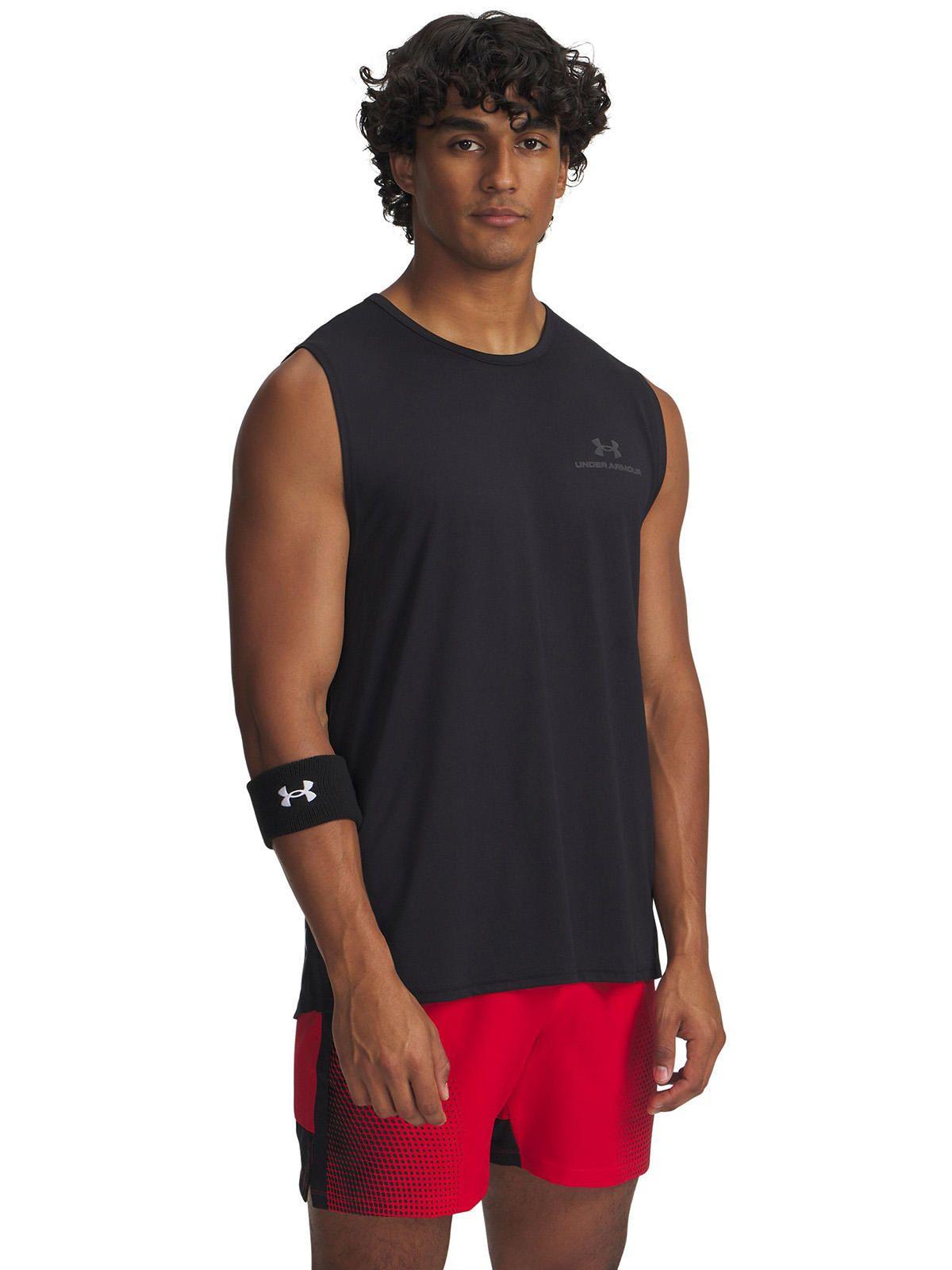 Polera S/M UA Vanish Energy Negro Hombre-0