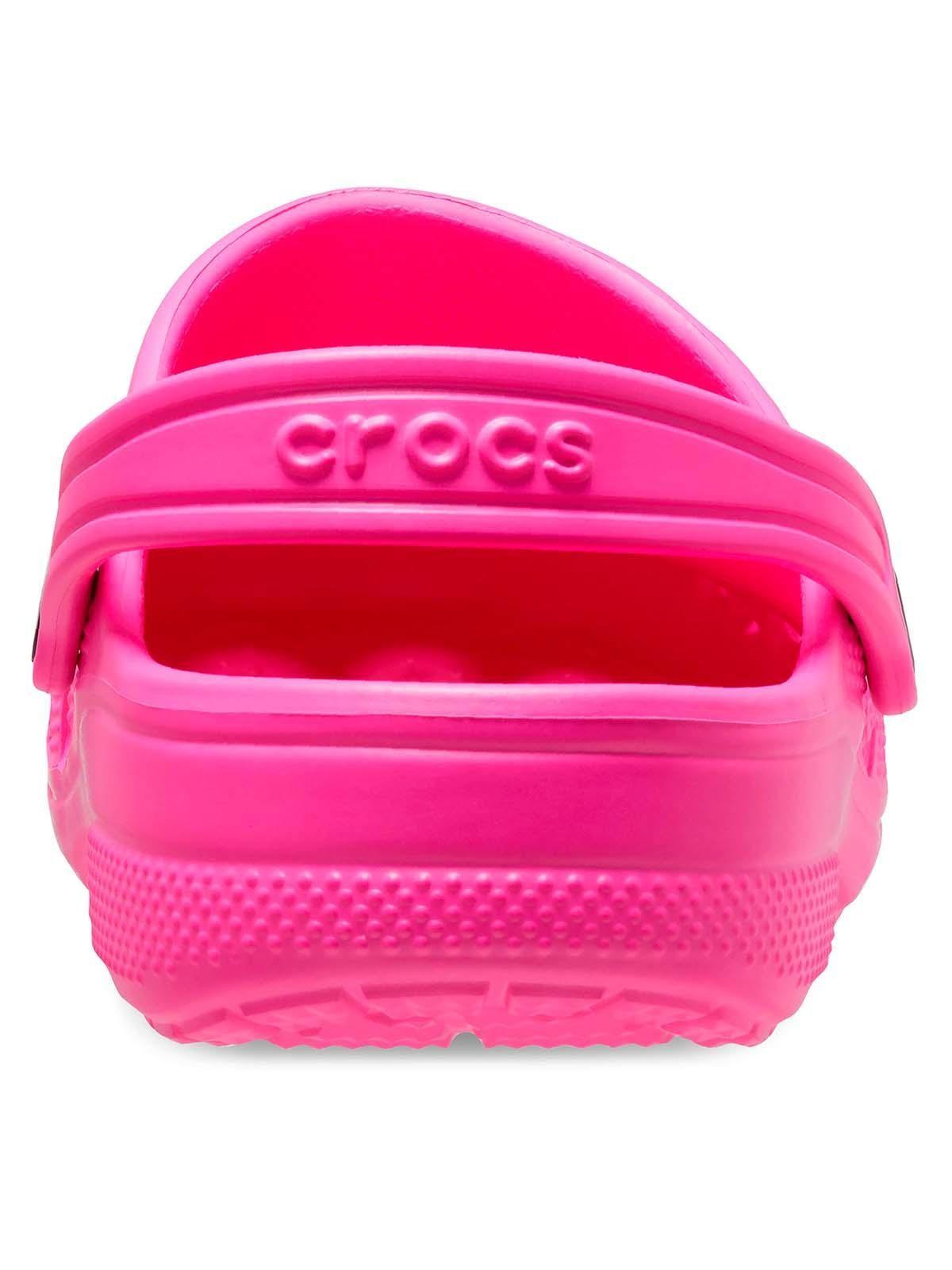 Zueco Crocs Niña Pequeña Baya Clog T Rosado Eléctrico-7