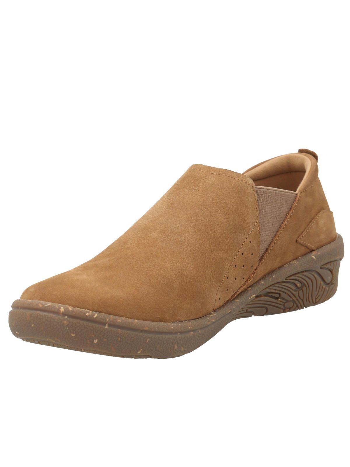 Zapato Slip On Cuero Mujer Munro Café -3