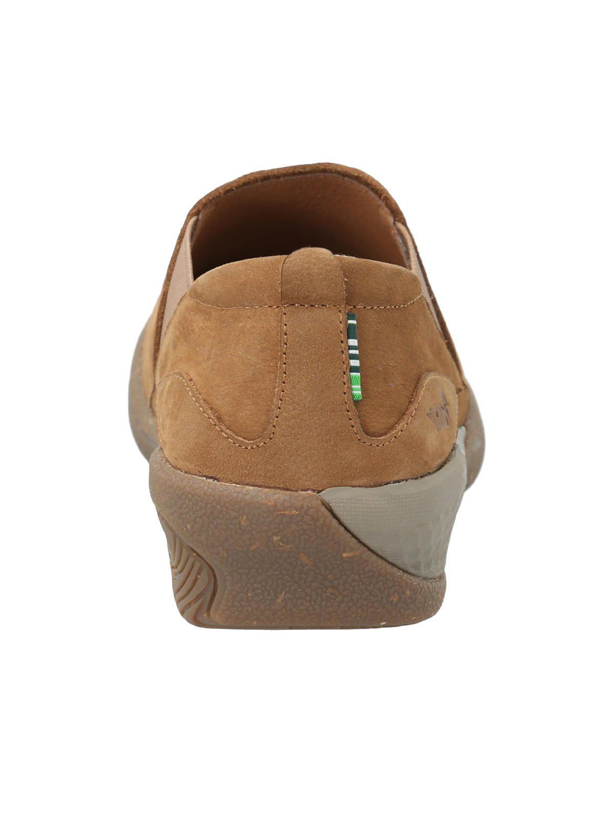 Zapato Slip On Cuero Mujer Munro Café -5