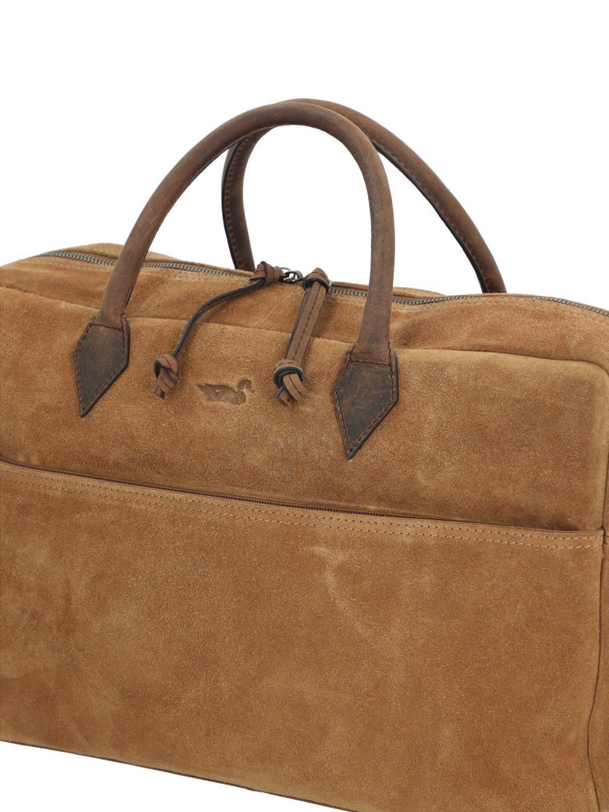 Maletín Cuero Hombre Sz Shaw Bag Tan-2