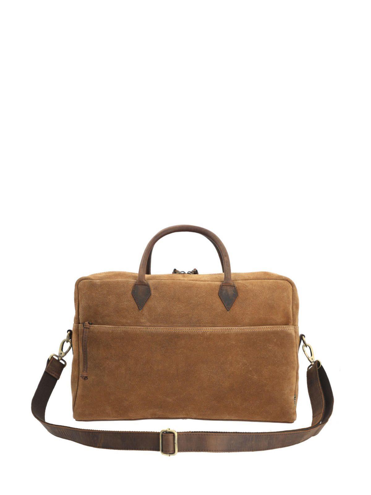 Maletín Cuero Hombre Sz Shaw Bag Tan-4
