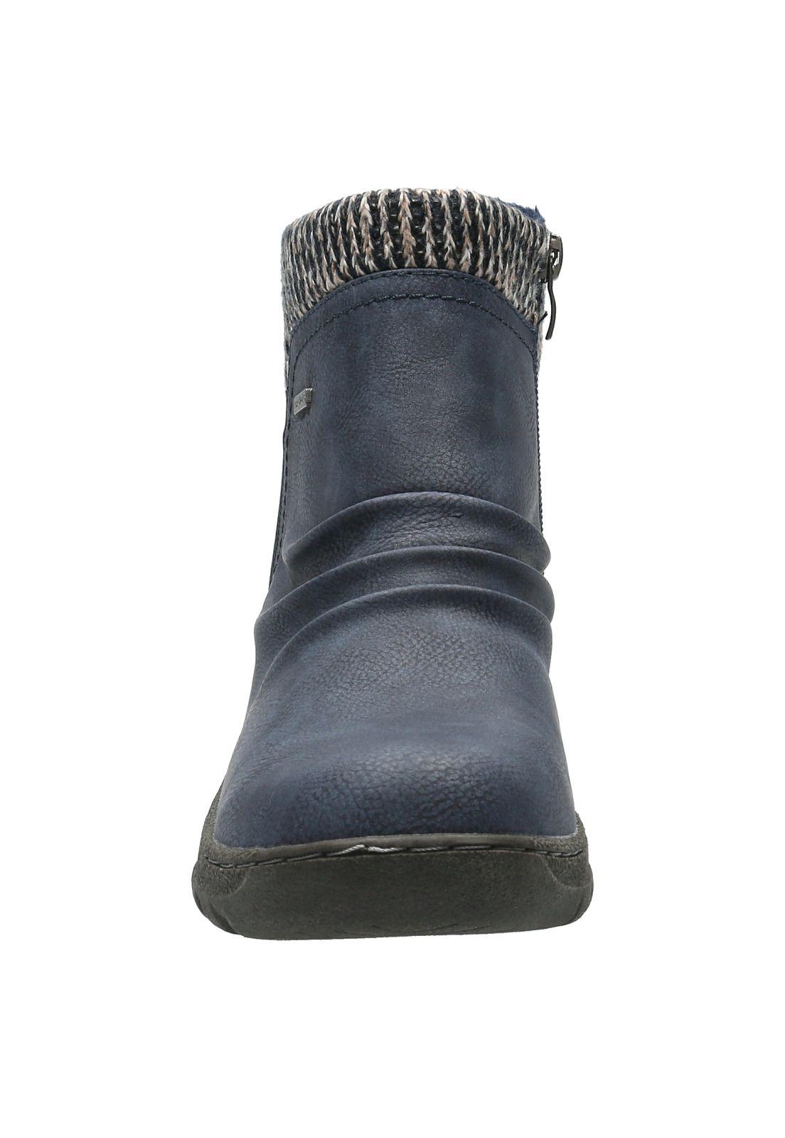 Botín Mujer Fauro Azul-2