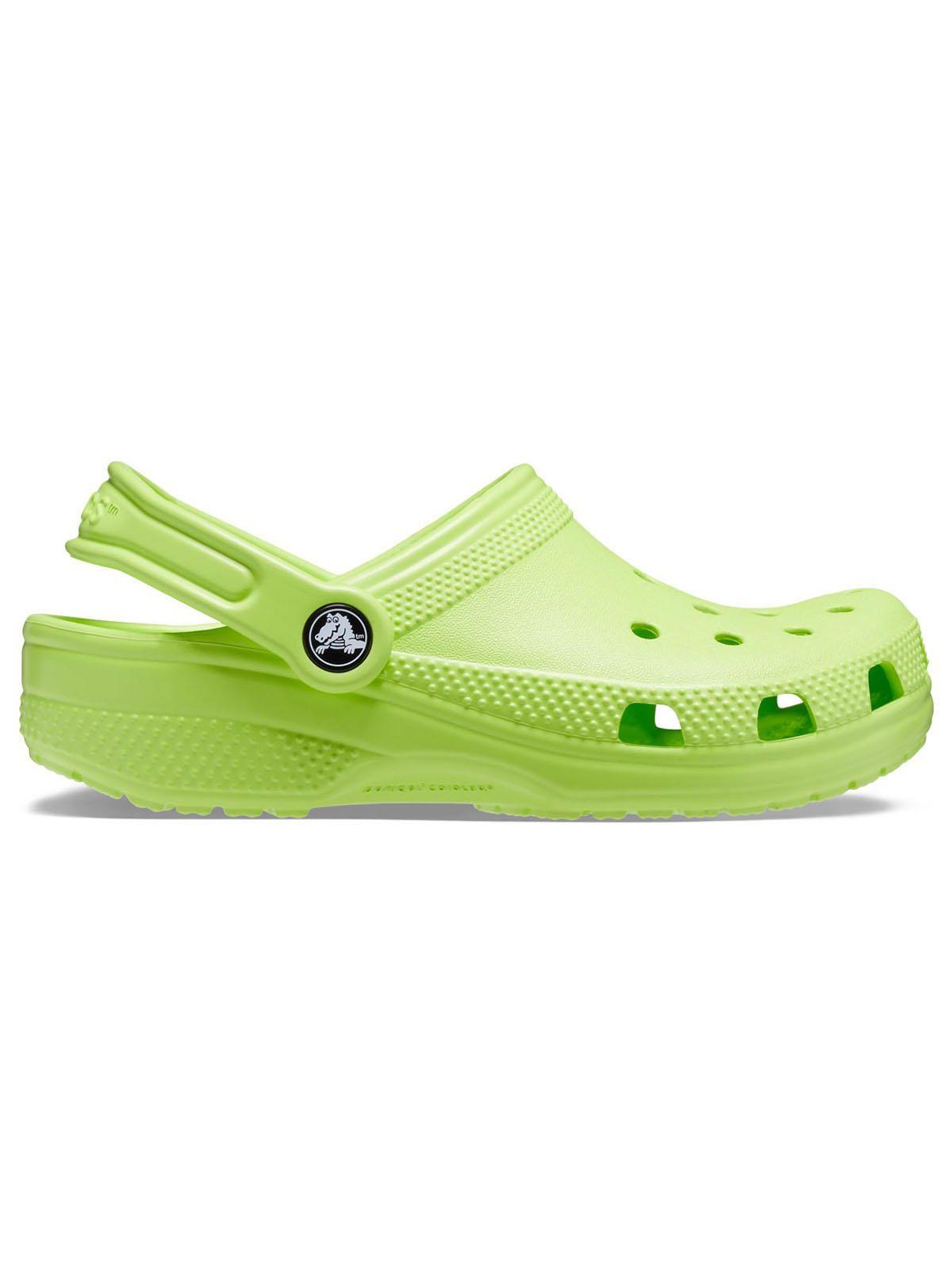 Zueco Crocs Niño Classic Clog K Verde Kiwi-0