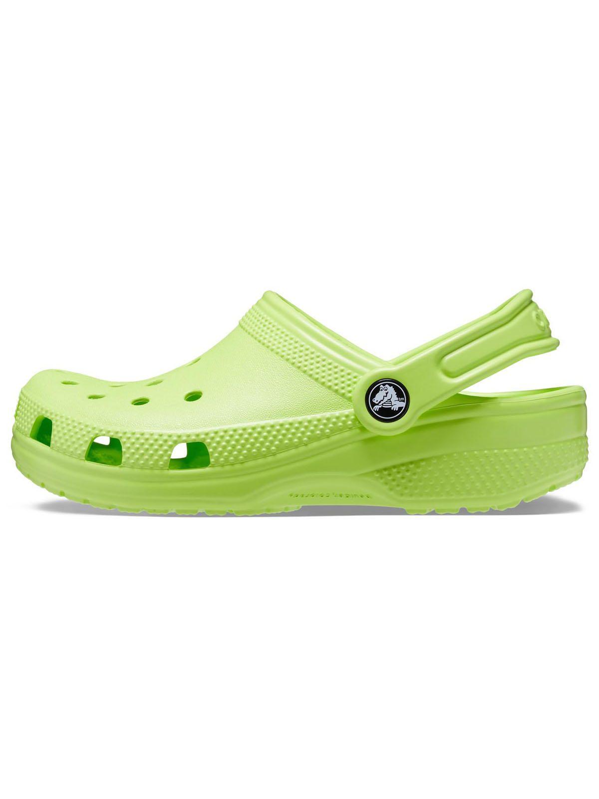 Zueco Crocs Niño Classic Clog K Verde Kiwi-1