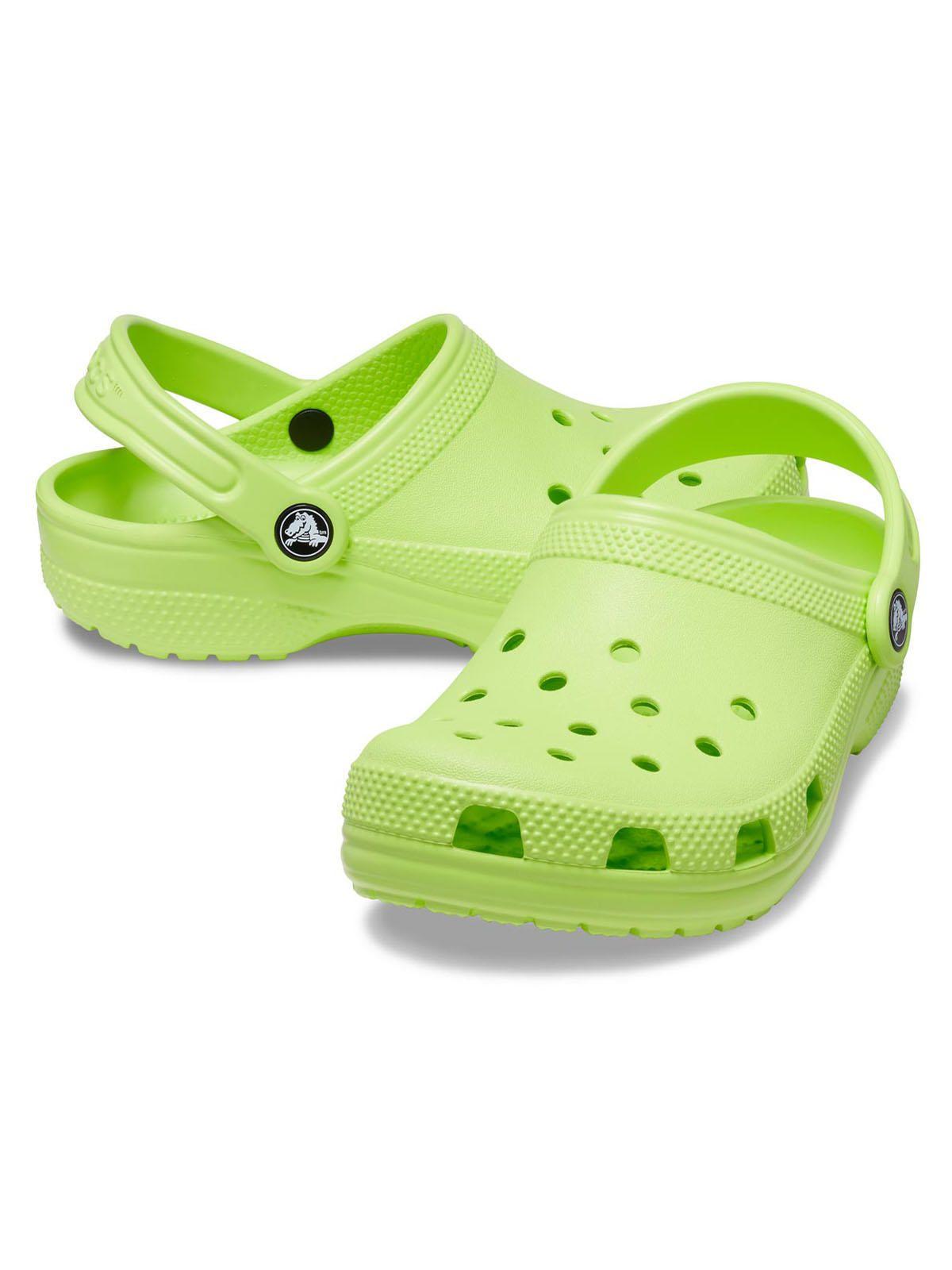 Zueco Crocs Niño Classic Clog K Verde Kiwi-3