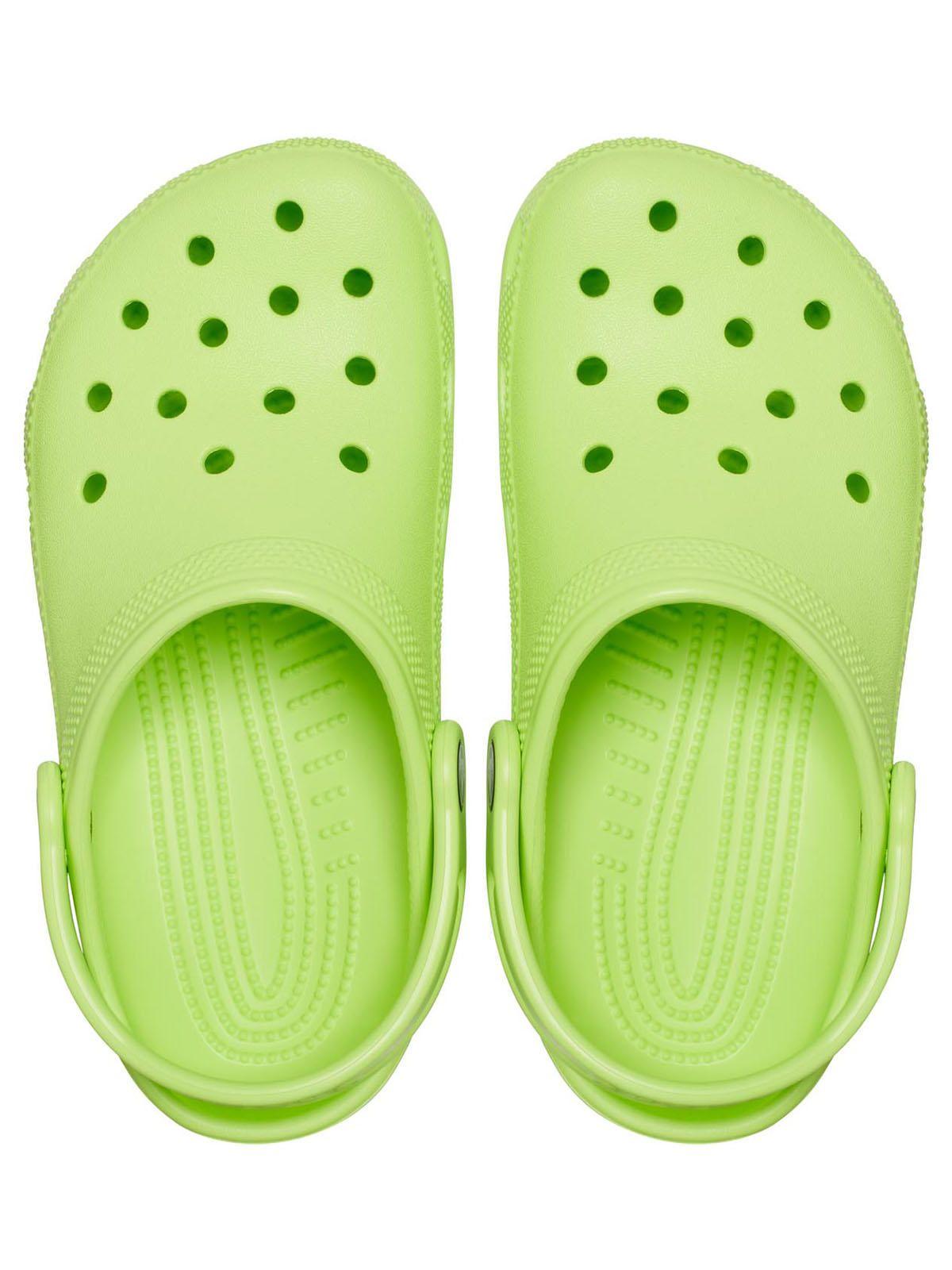 Zueco Crocs Niño Classic Clog K Verde Kiwi-4