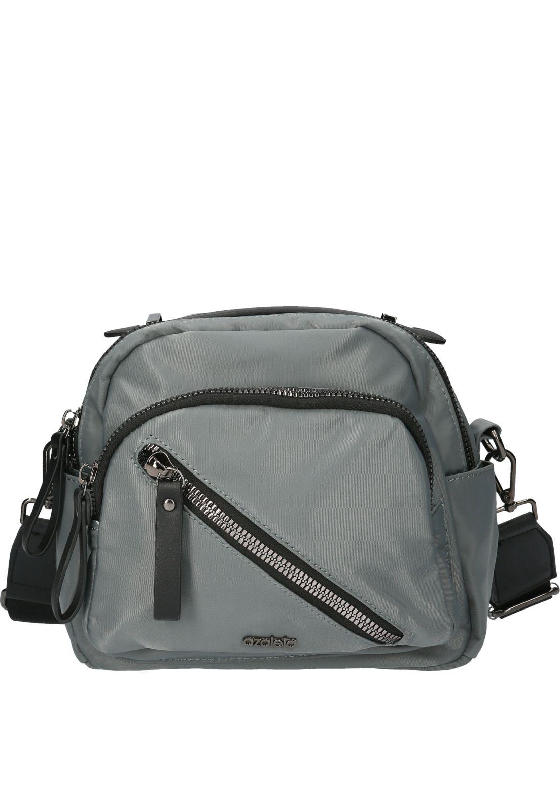 Cartera Mujer Marau Cross Gris-0