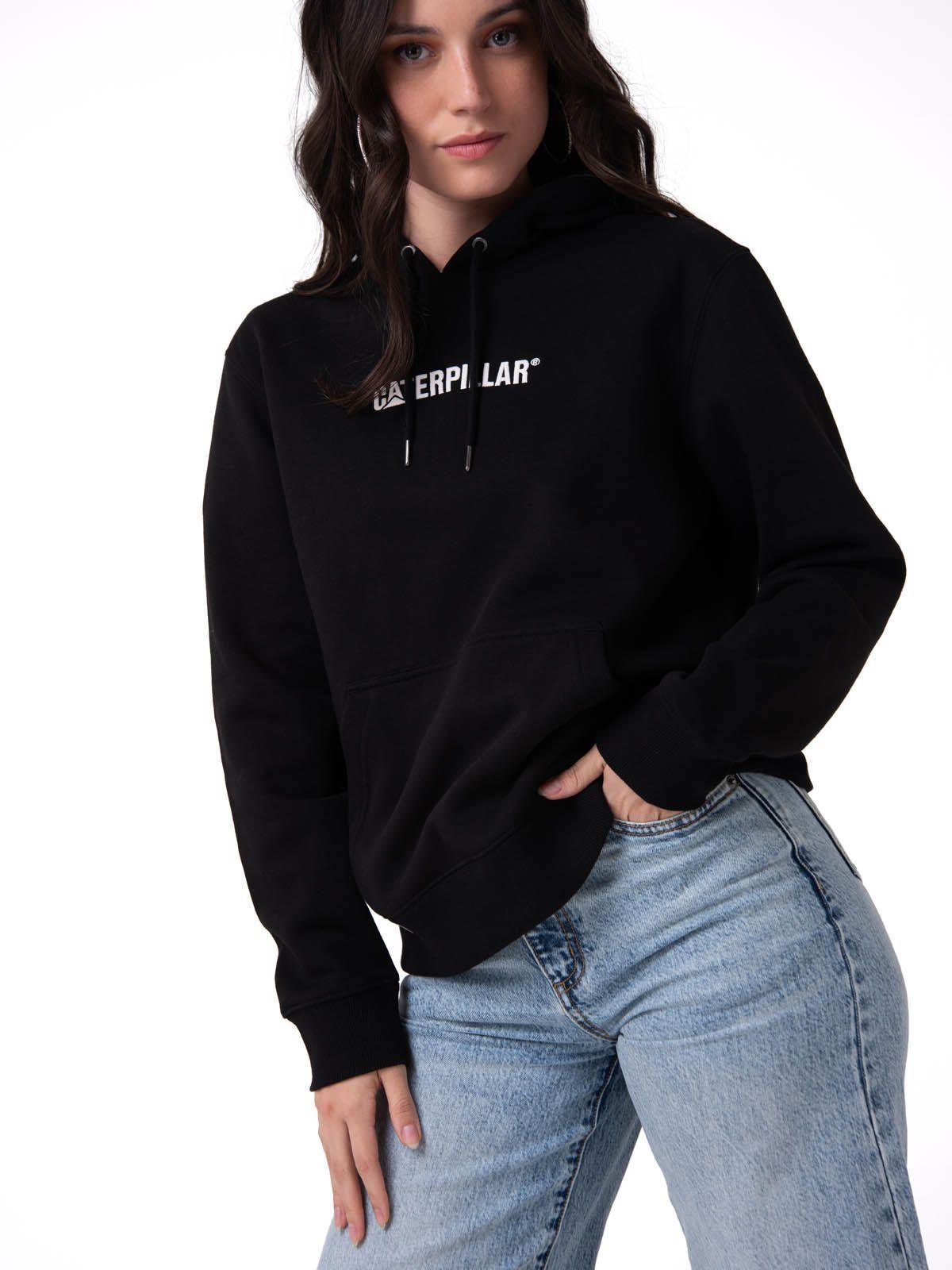 Polerón Mujer W Fleece Caterpillar Negro-0