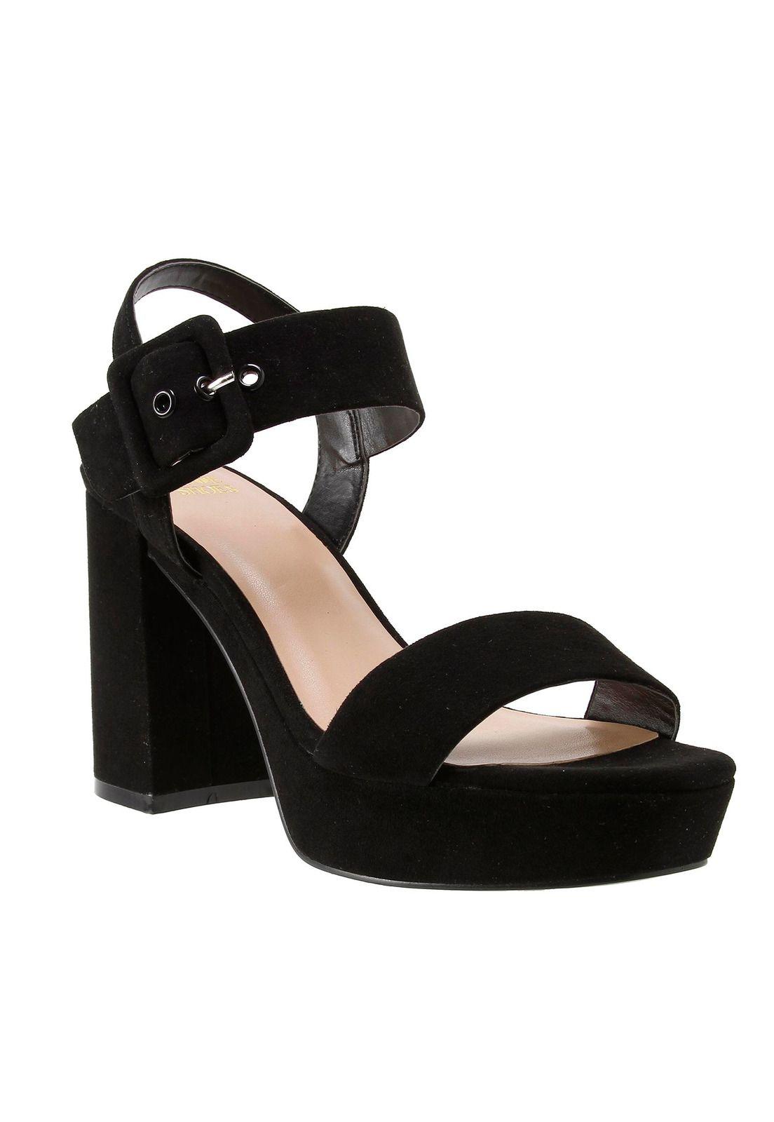 Sandalia Chunk Verano Negro-0