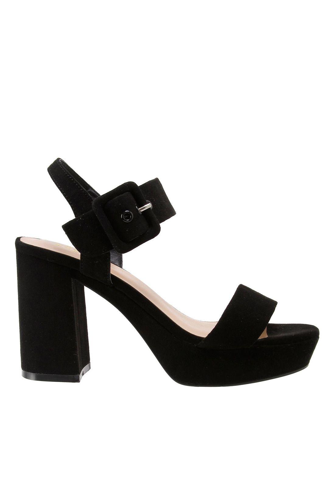 Sandalia Chunk Verano Negro-2
