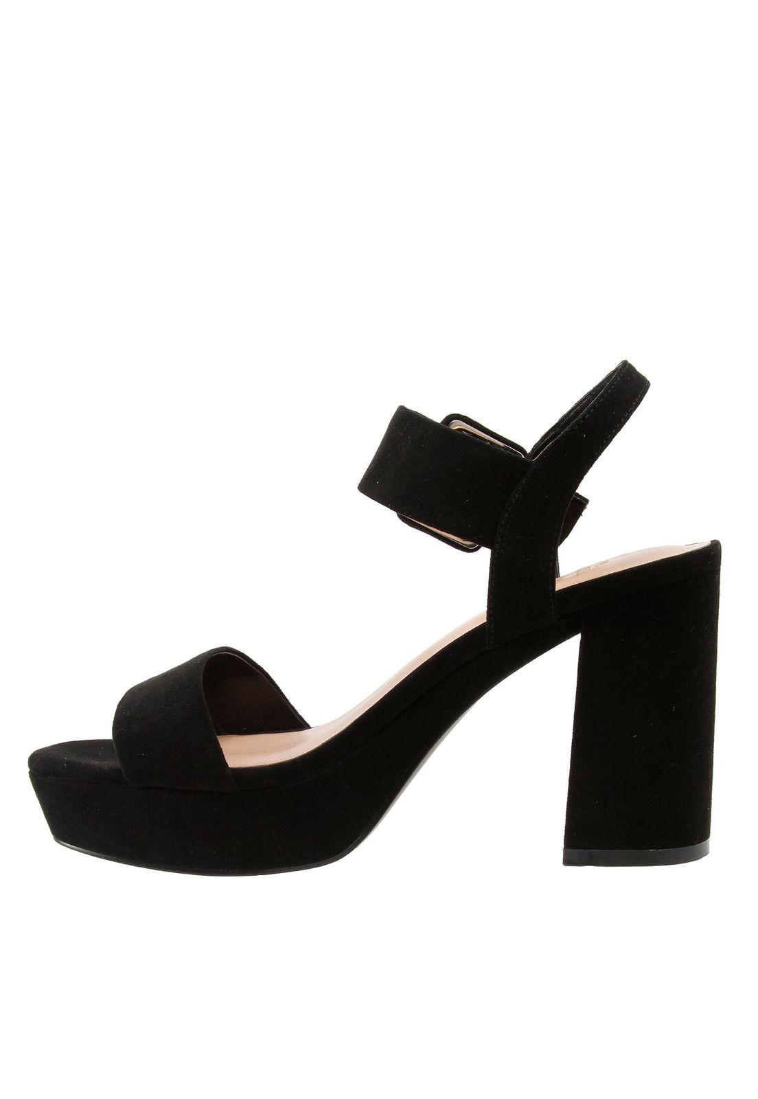 Sandalia Chunk Verano Negro-3
