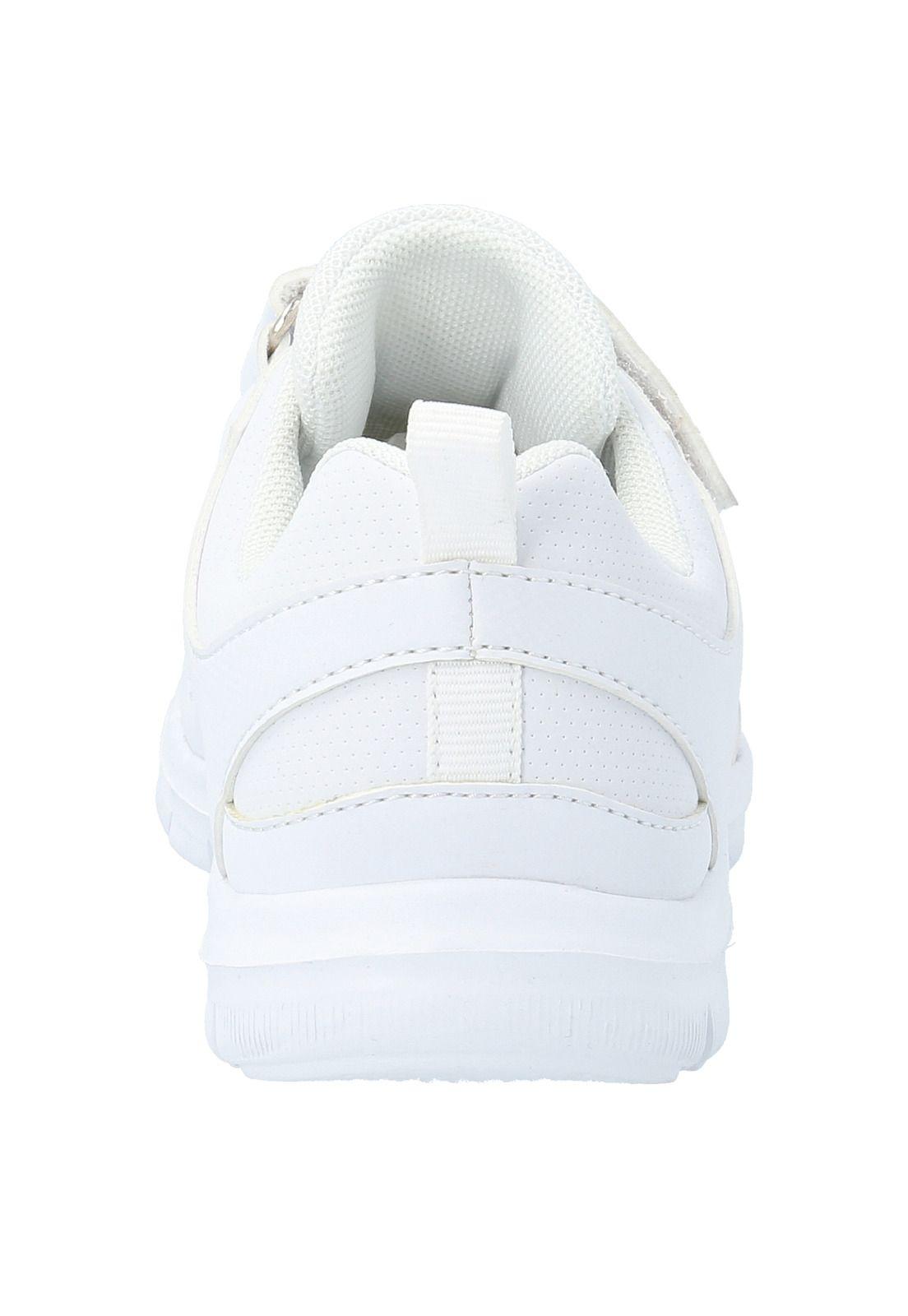 Zapatilla Escolar Niños BTS 2 Velcro II Blanco-6