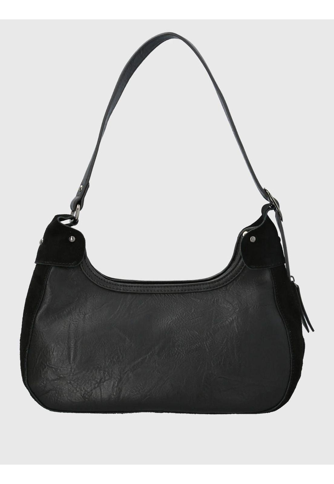 Cartera Ecocuero Mujer Lauren Hobo Negro-2