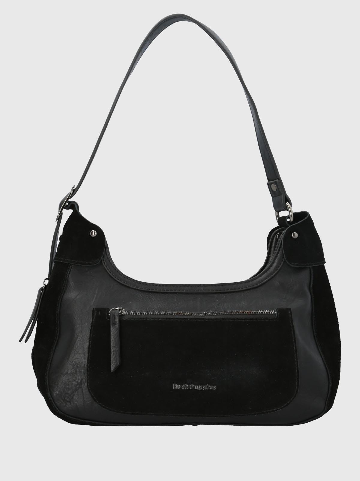 Cartera Ecocuero Mujer Lauren Hobo Negro-0