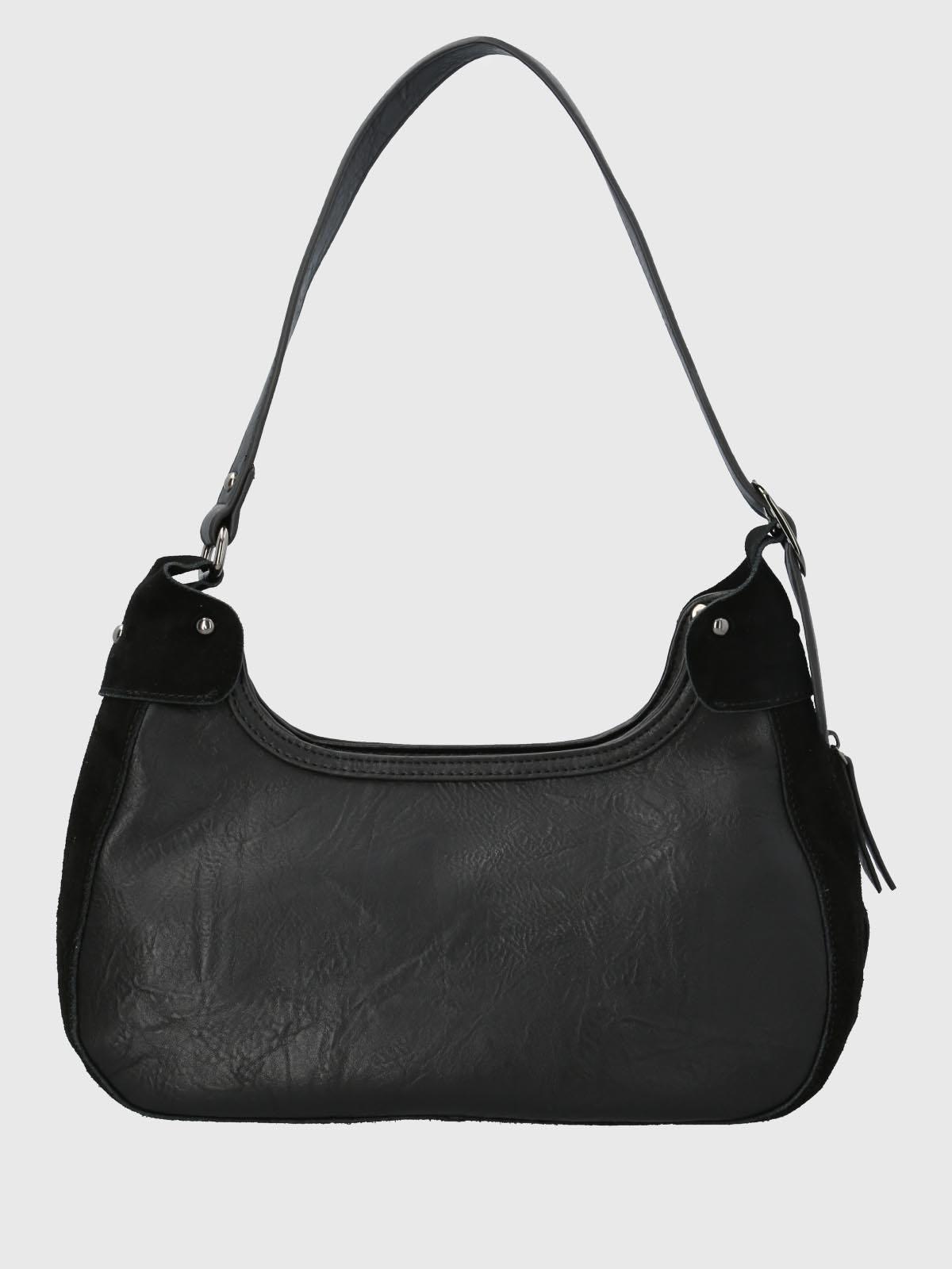 Cartera Ecocuero Mujer Lauren Hobo Negro-2