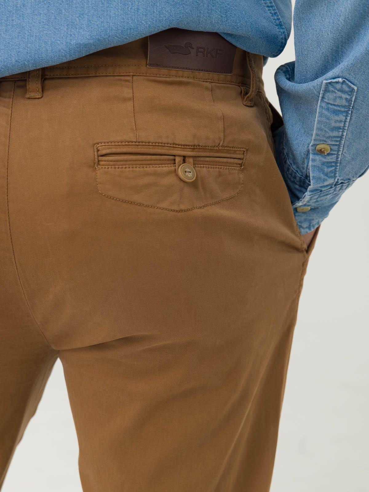 Pantalón Algodón Hombre Napoli Café-7