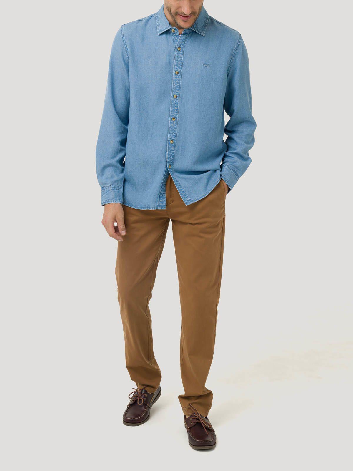 Pantalón Algodón Hombre Napoli Café-8