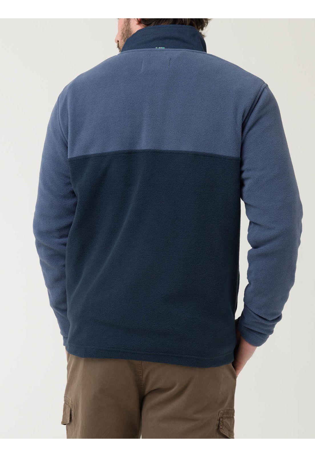 Polar Fibras Recicladas Hombre Praino Azul-5