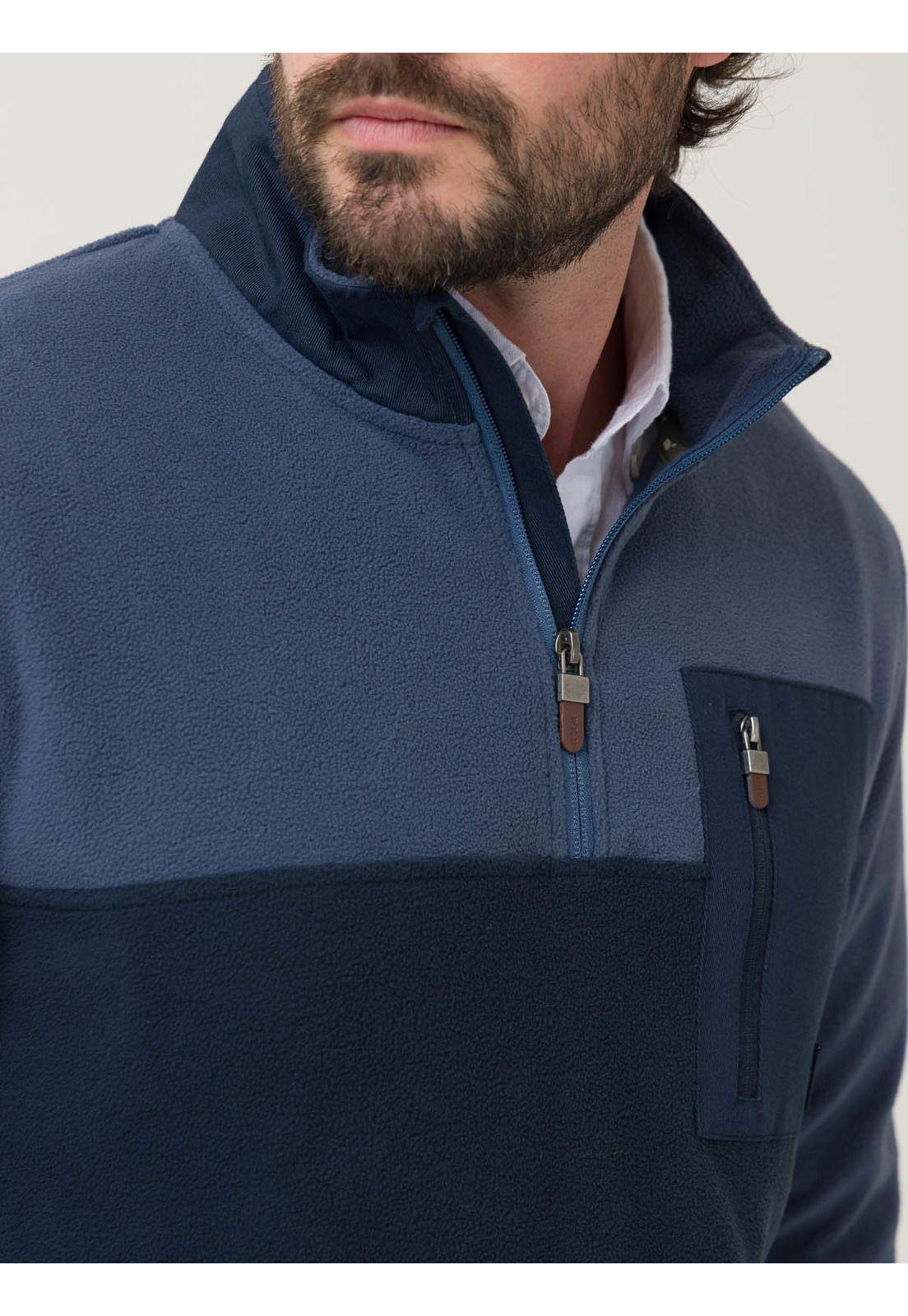 Polar Fibras Recicladas Hombre Praino Azul-6