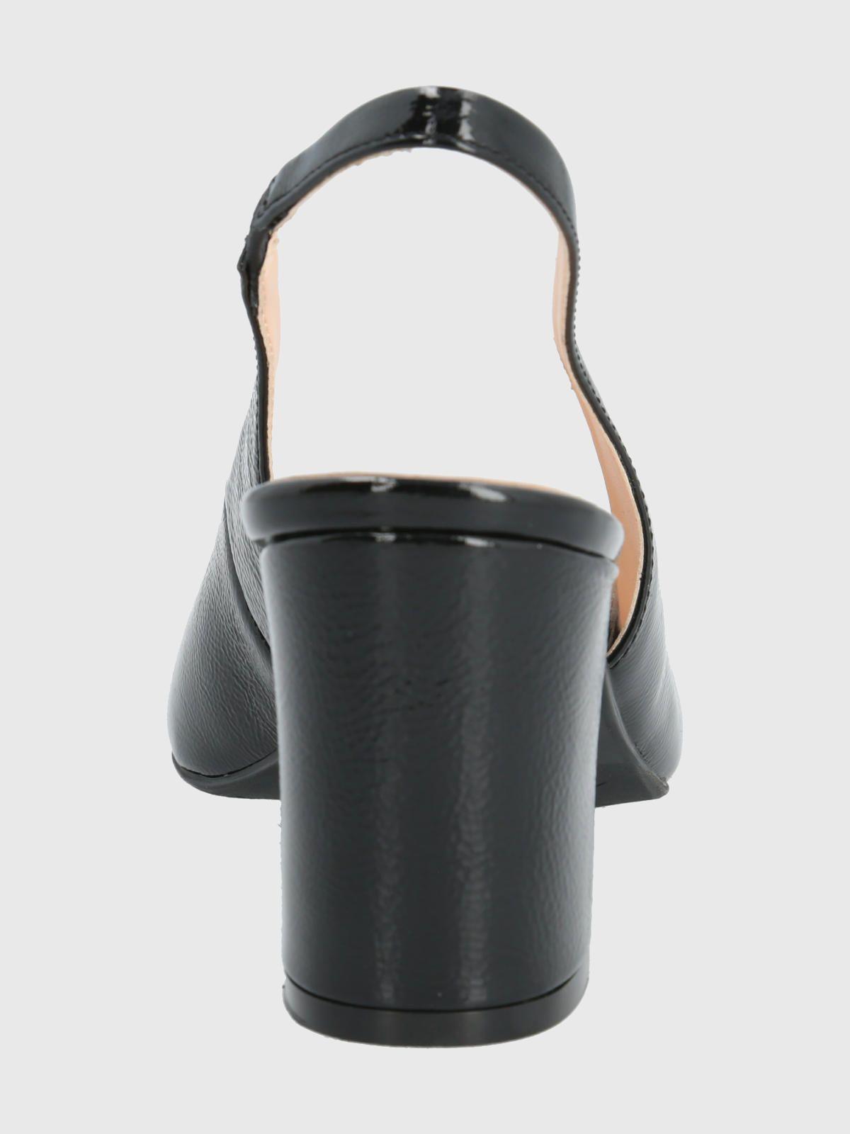 Zapato Cuero Negro Mujer Temu -5