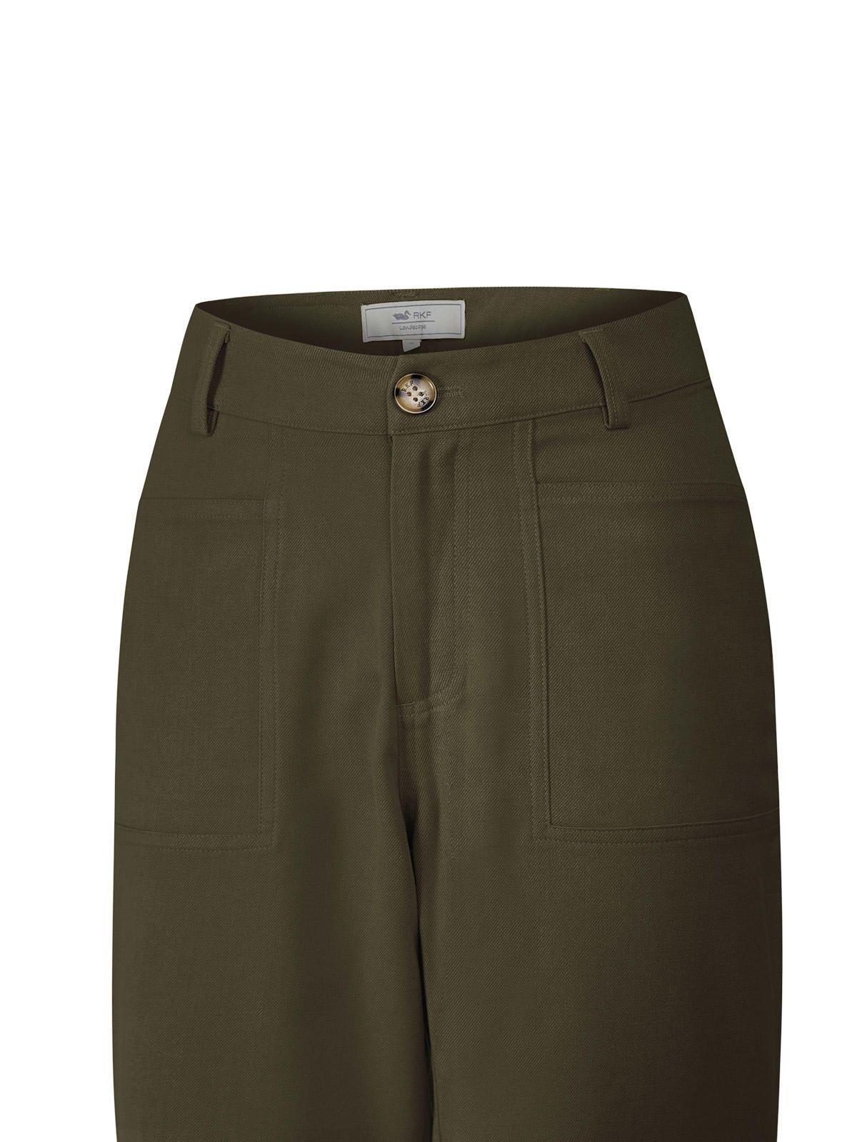 Pantalon Poliester Recic. Mujer Noa Verde-3