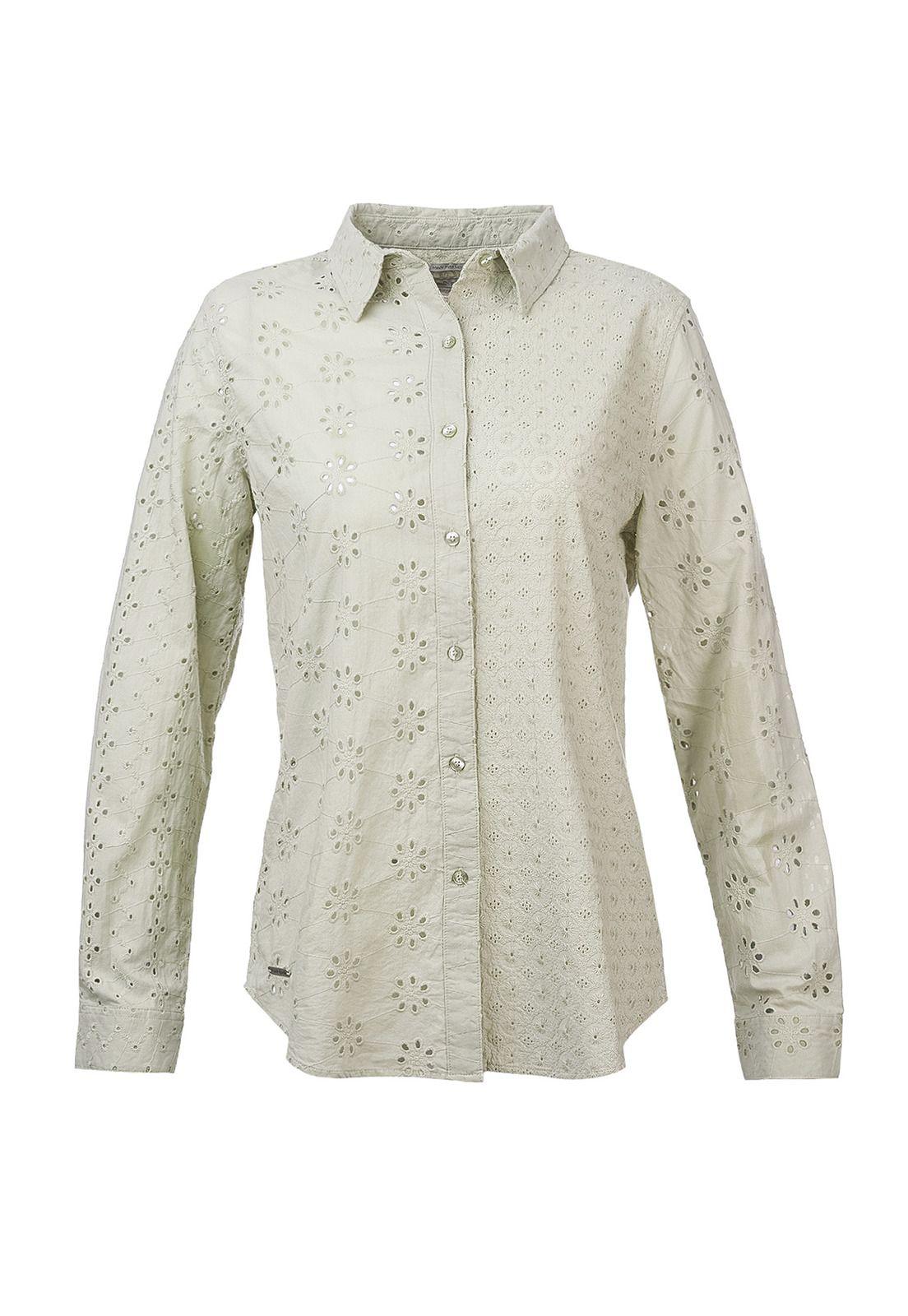 Blusa Algodón Orgánico Salva Verde Mujer-1