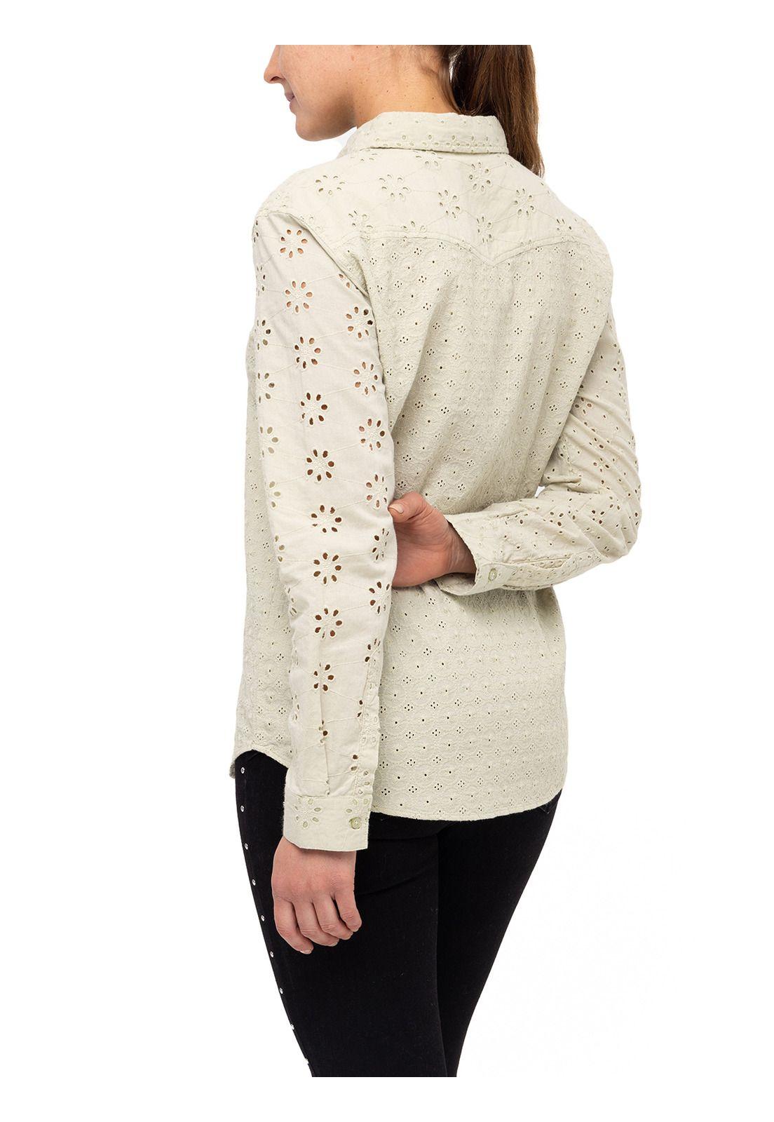 Blusa Algodón Orgánico Salva Verde Mujer-5