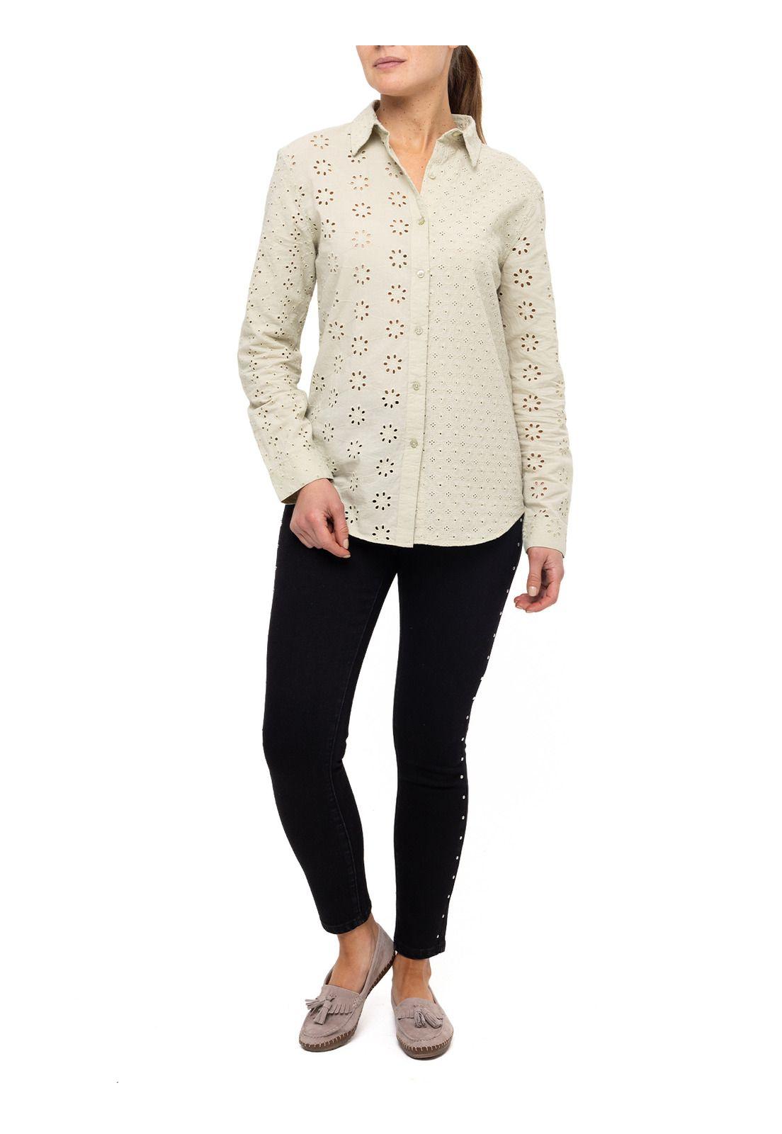 Blusa Algodón Orgánico Salva Verde Mujer-8