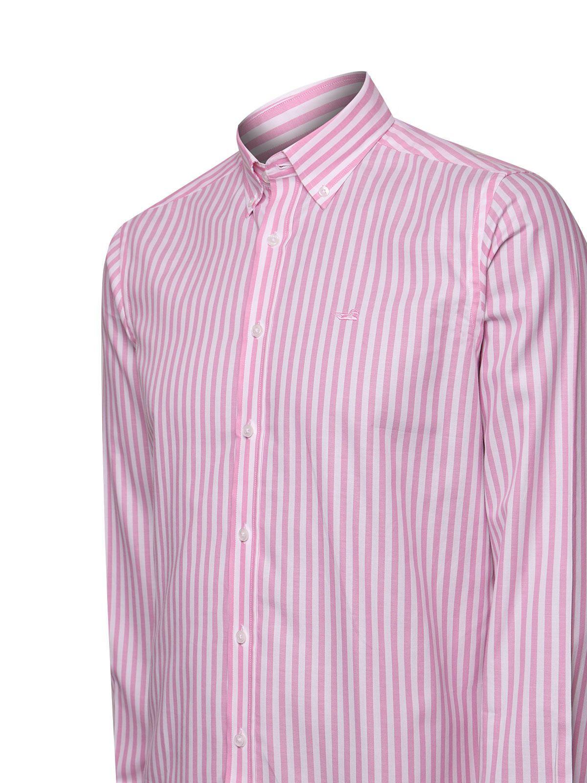 Camisa Algodón Hombre Lain Rosado-3