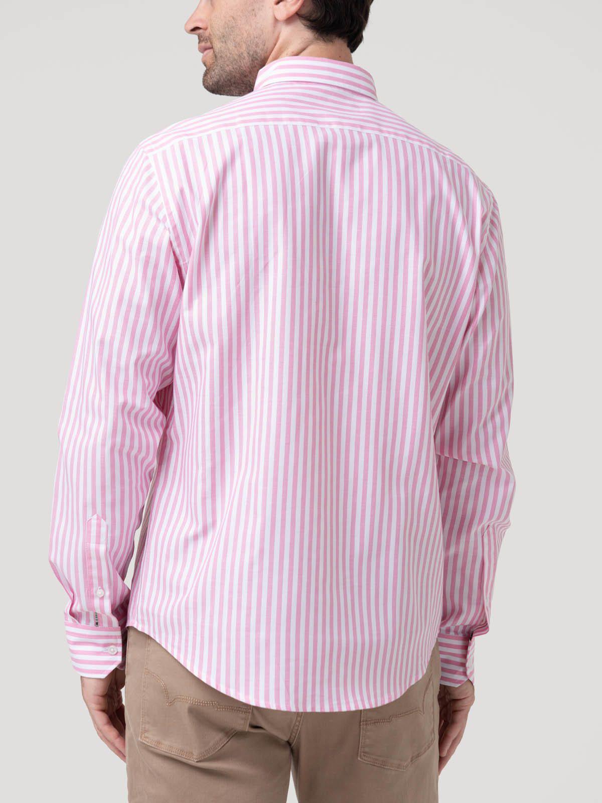 Camisa Algodón Hombre Lain Rosado-5