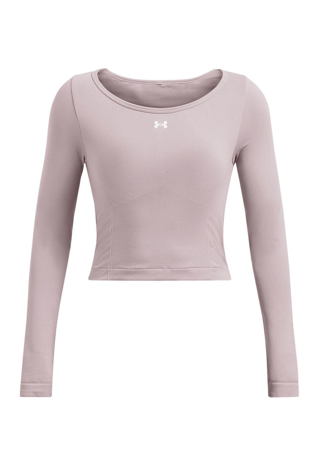 Polera manga larga VnshSeamless mujer Gris-0