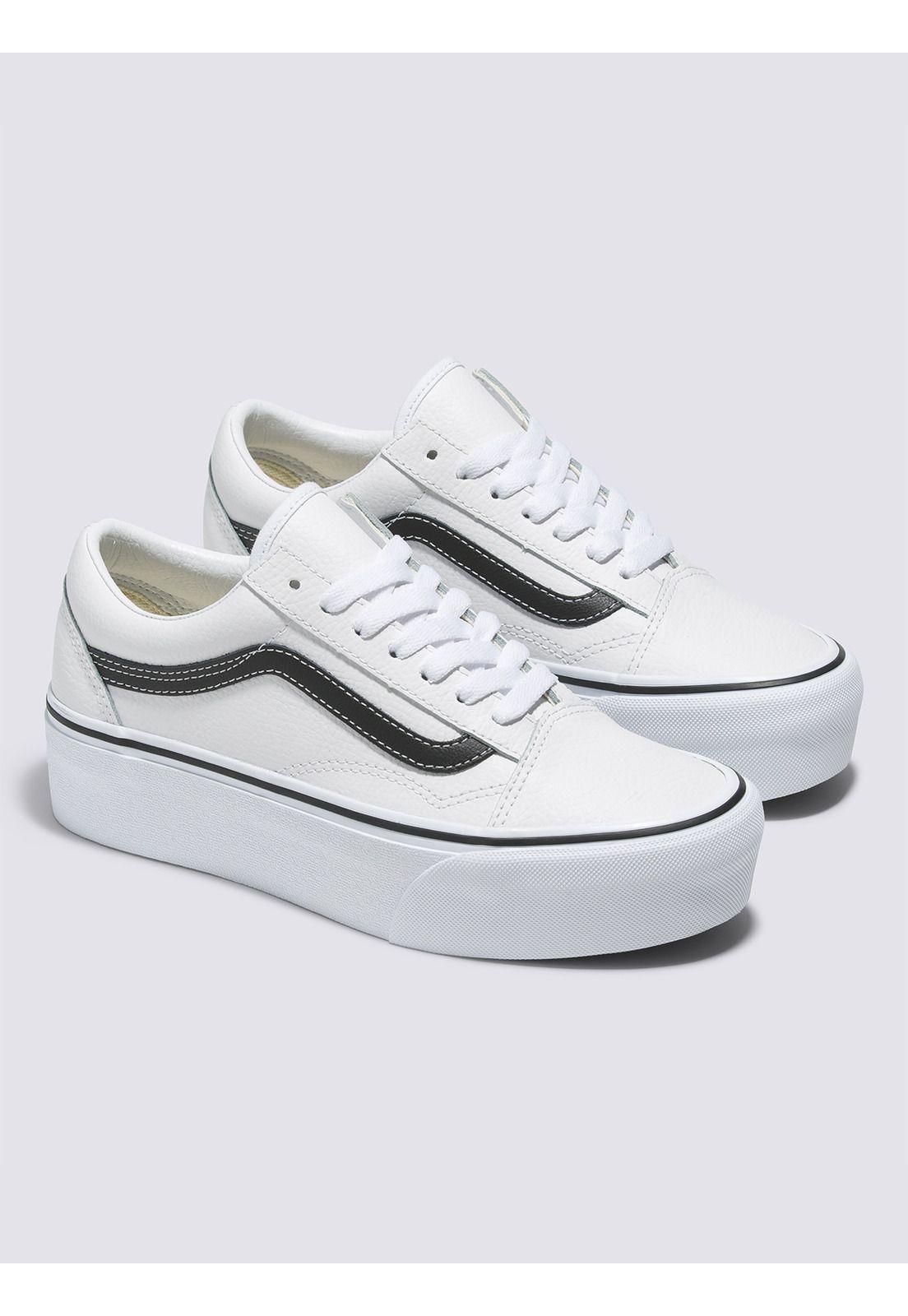 Zapatilla Ua Old Skool Stackfo Blanco Unisex-0