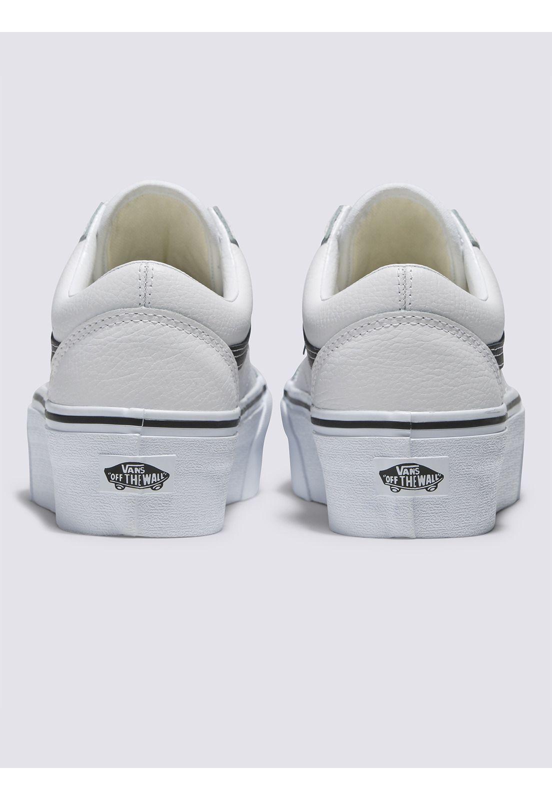 Zapatilla Ua Old Skool Stackfo Blanco Unisex-4
