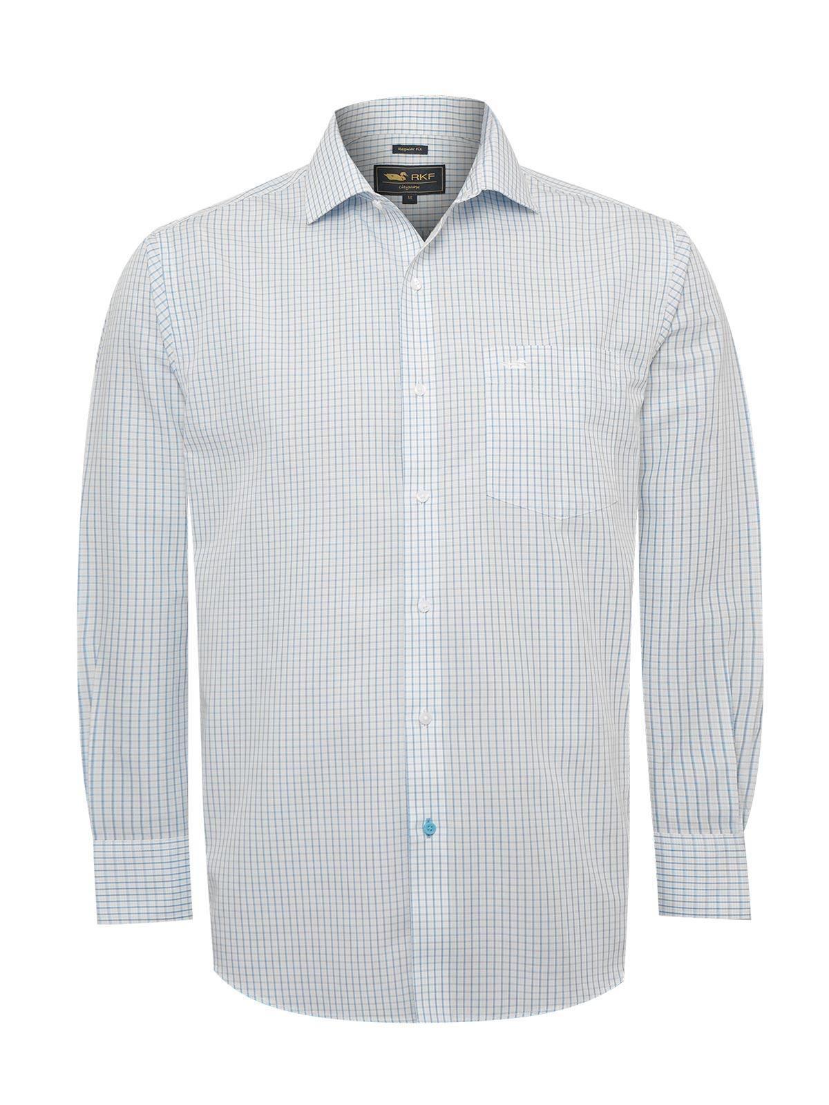 Camisa Blanca Cuello Italiano Hombre WF-1